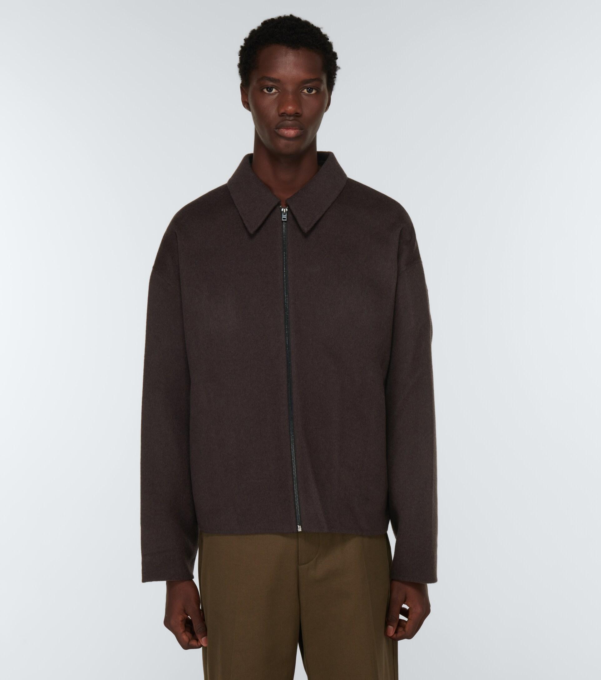 ジャケット・アウター ACNE STUDIOS WOOL ZIPPER JACKET 44 Acne Studios - Wool zipper jacket - Black