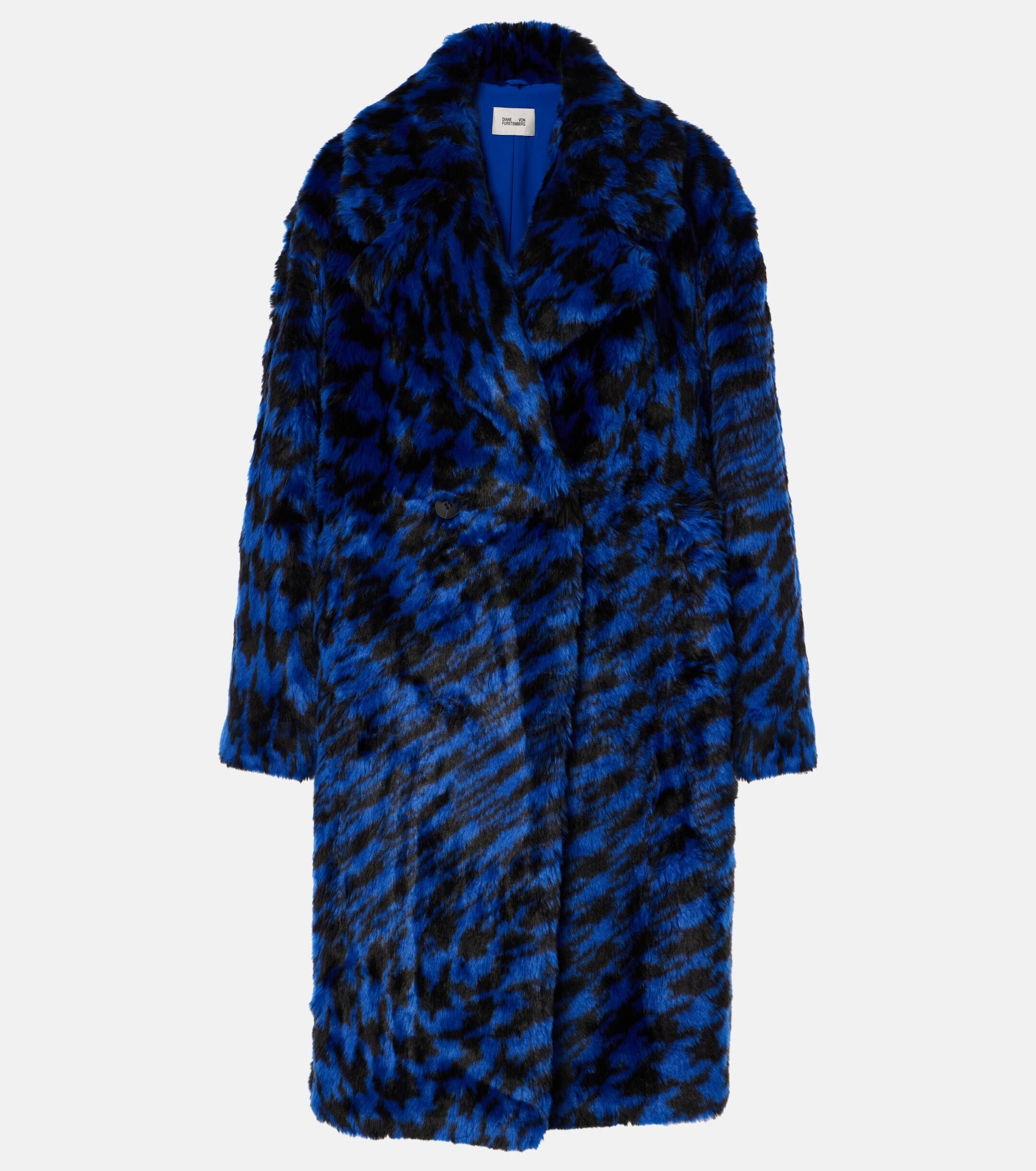 Dvf faux fur jacket discount