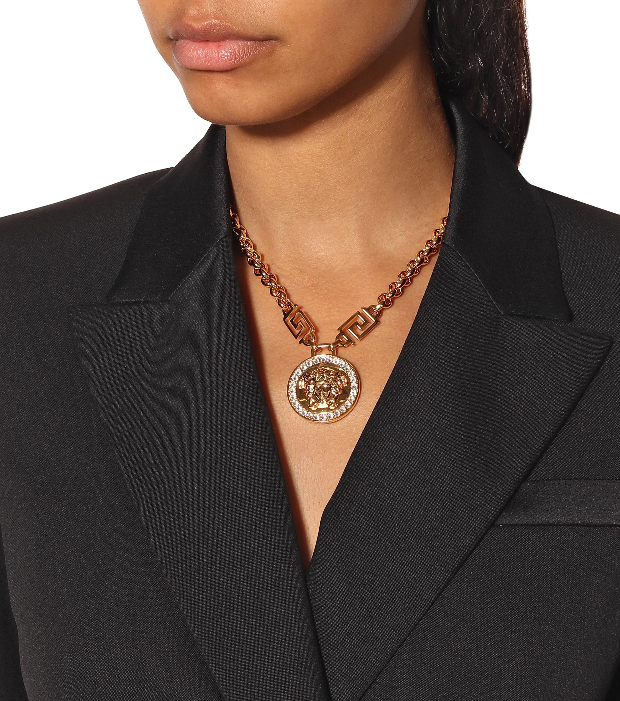 Versace Icon Medusa Necklace in Gold 