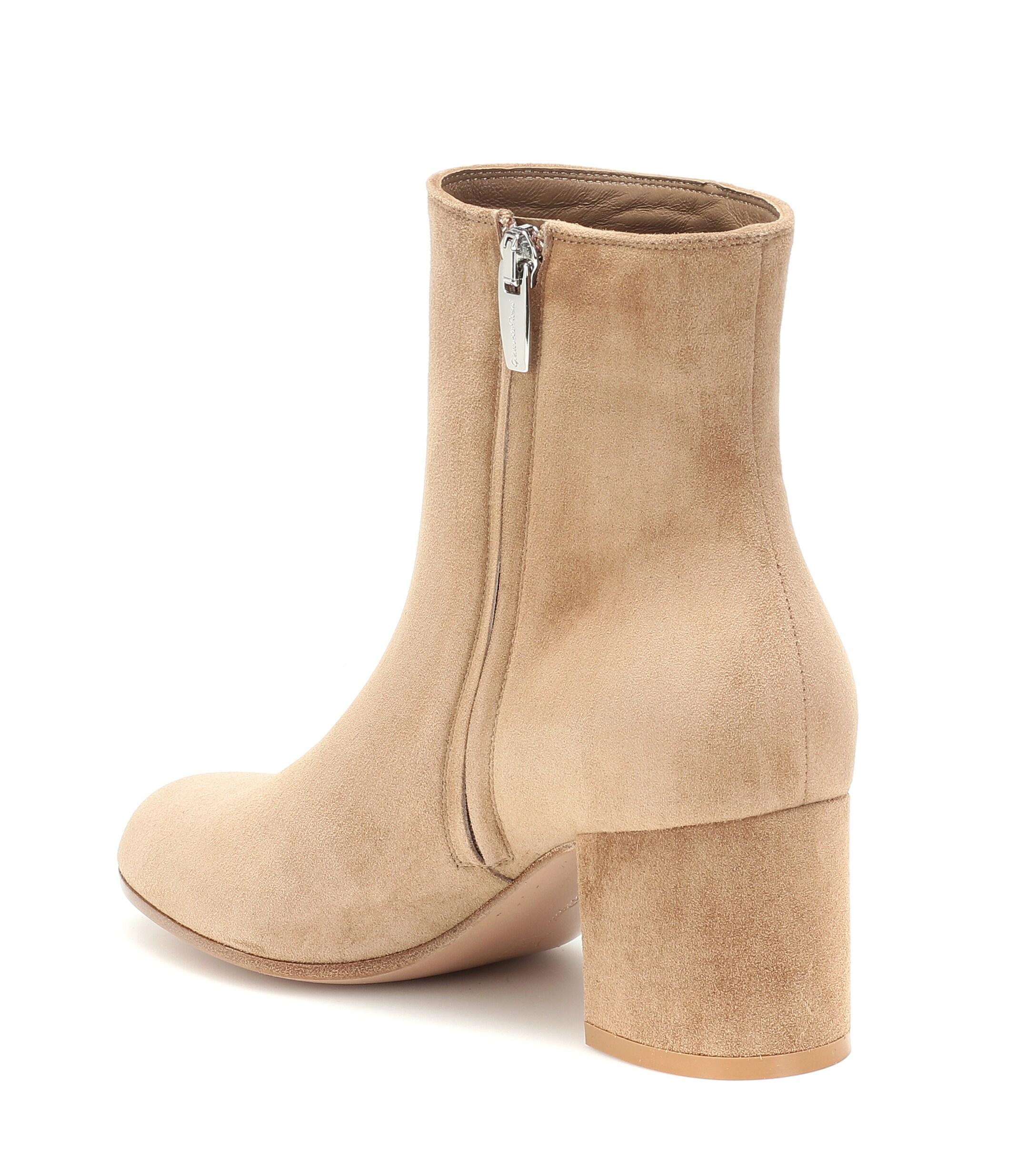 gianvito rossi margaux 65 suede ankle boots