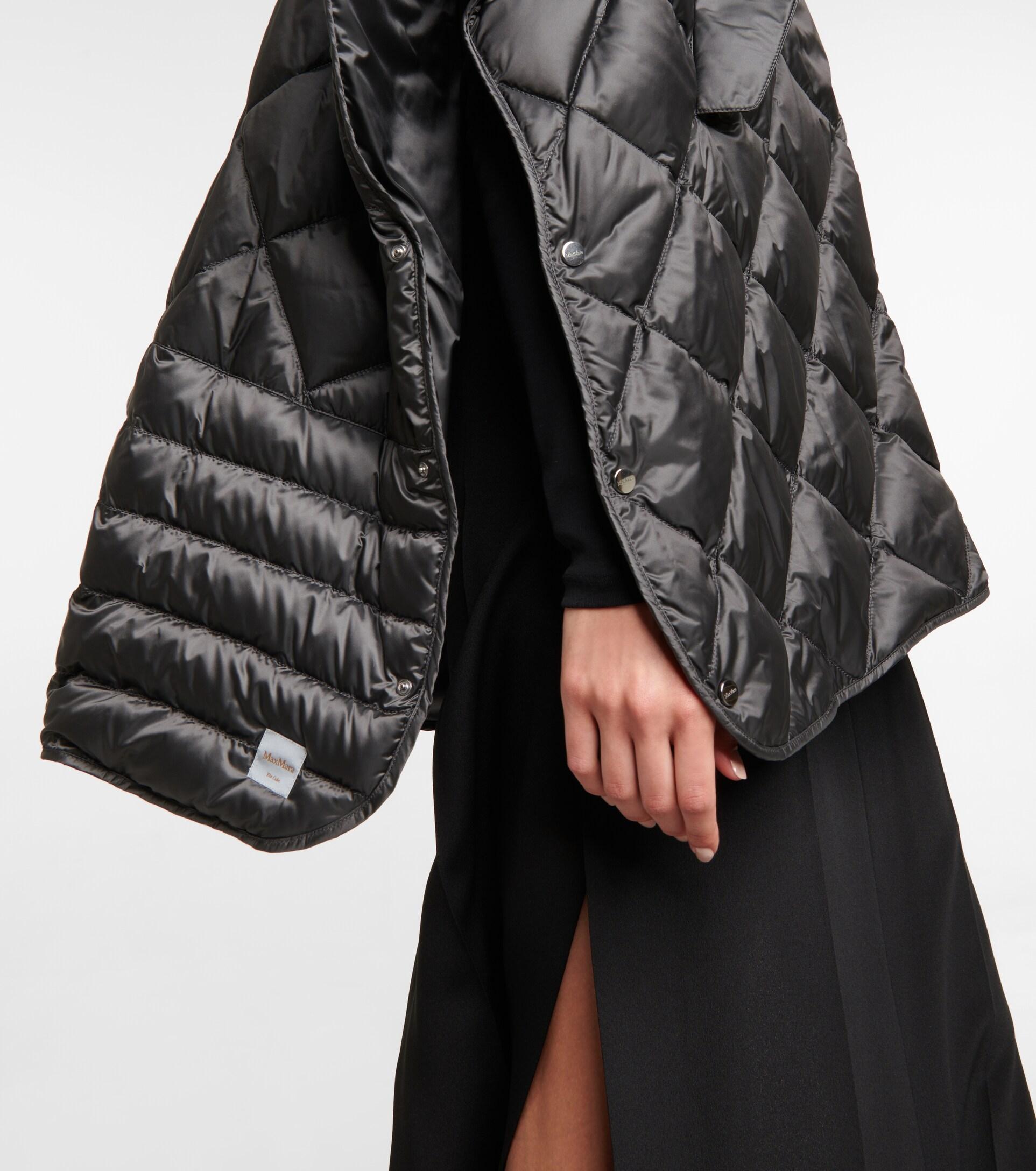 Max Mara The Cube Treman Quilted Down Vest in Black | Lyst