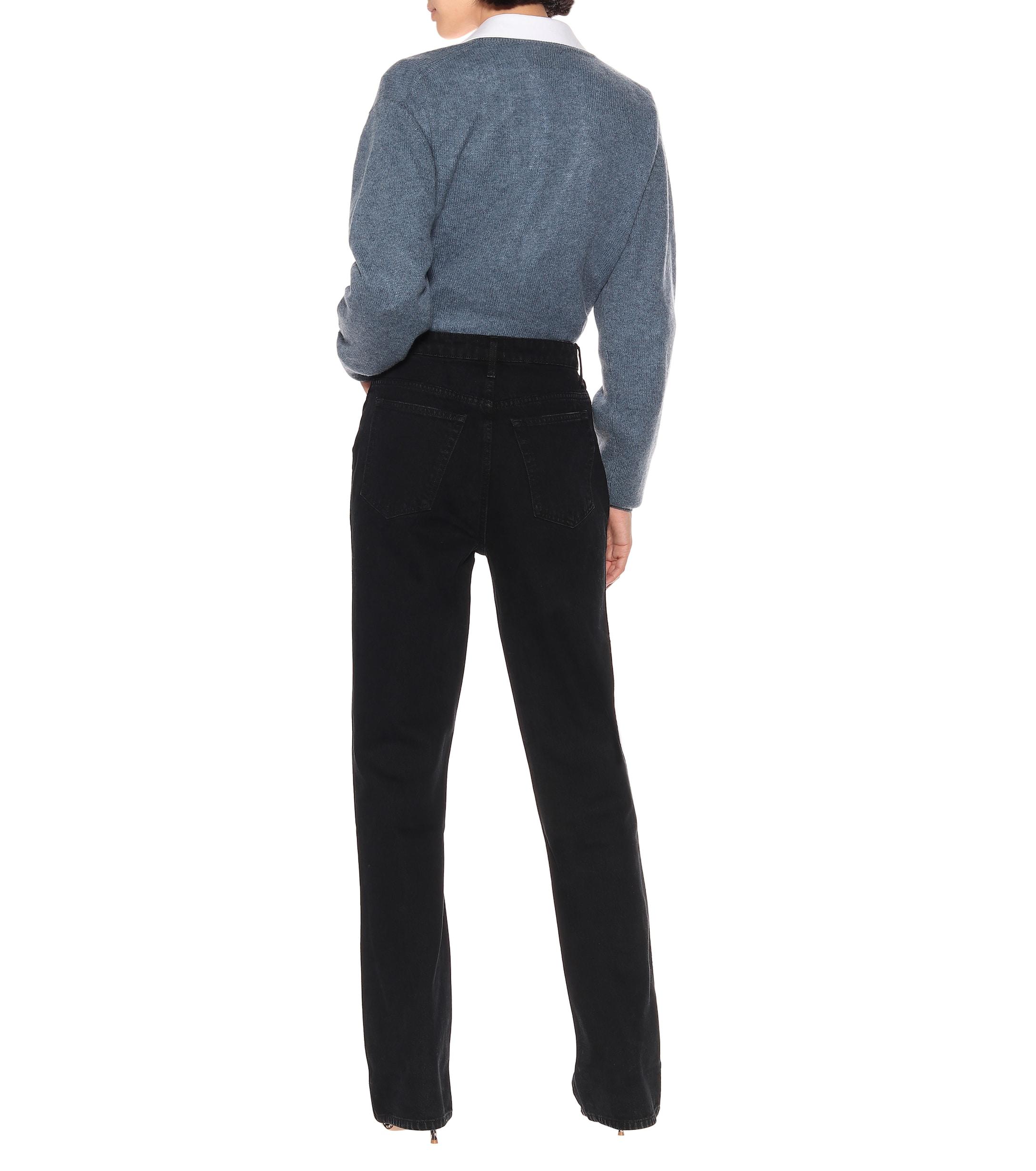 Khaite Denim Danielle High-rise Straight Jeans - Lyst