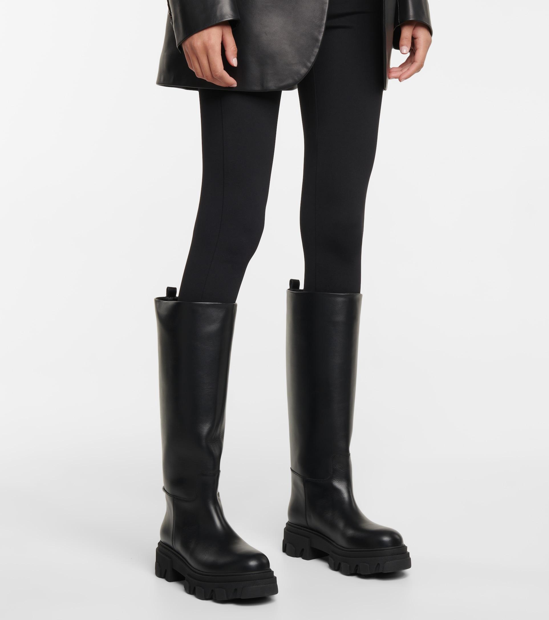 Gia Borghini Gia X Pernille Teisbaek Perni 07 Leather Boots in Black | Lyst