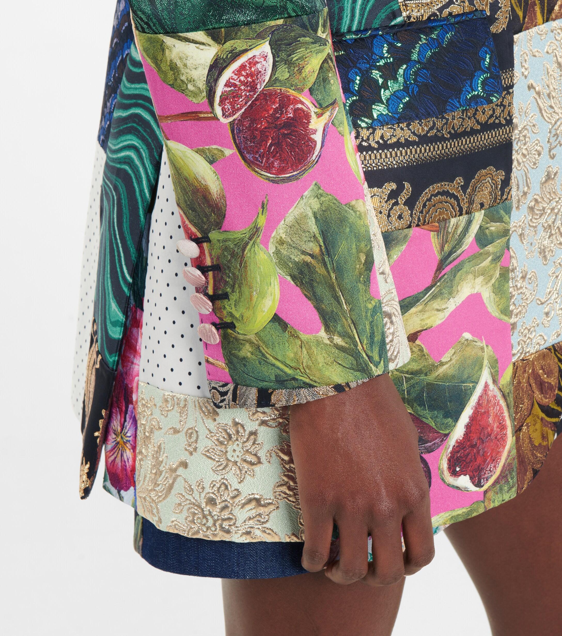 Dolce & Gabbana Patchwork Blazer | Lyst