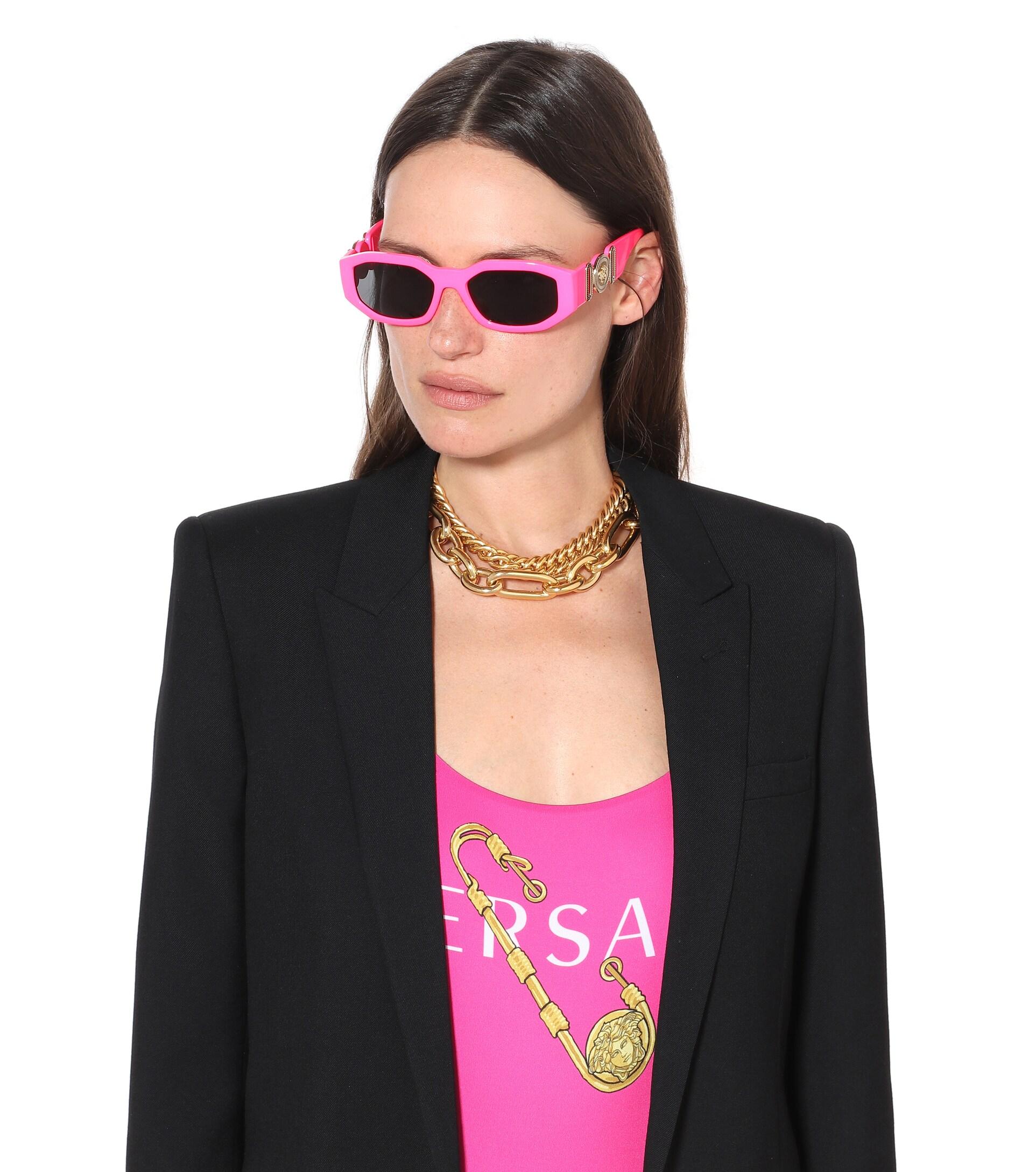 versace sunglasses women pink