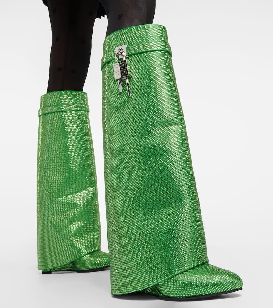 Green givenchy boots clearance