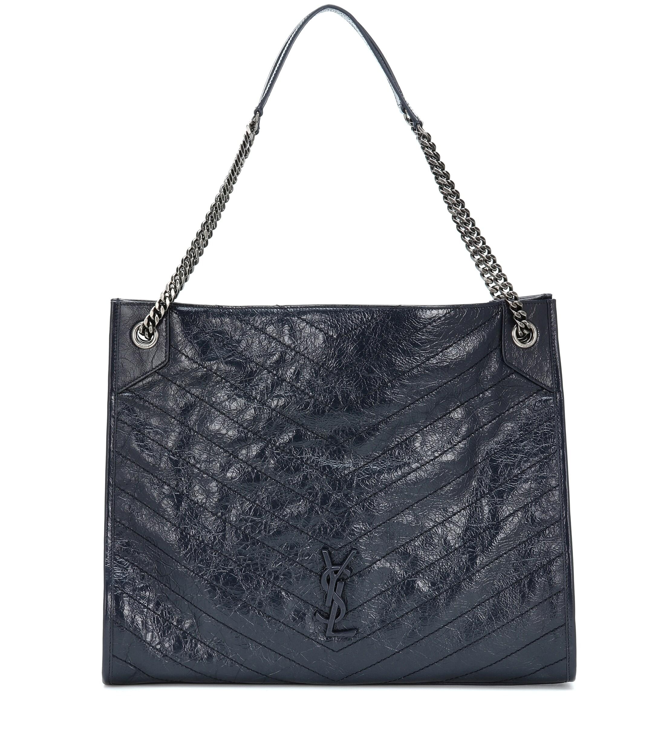 ysl large leather shopper