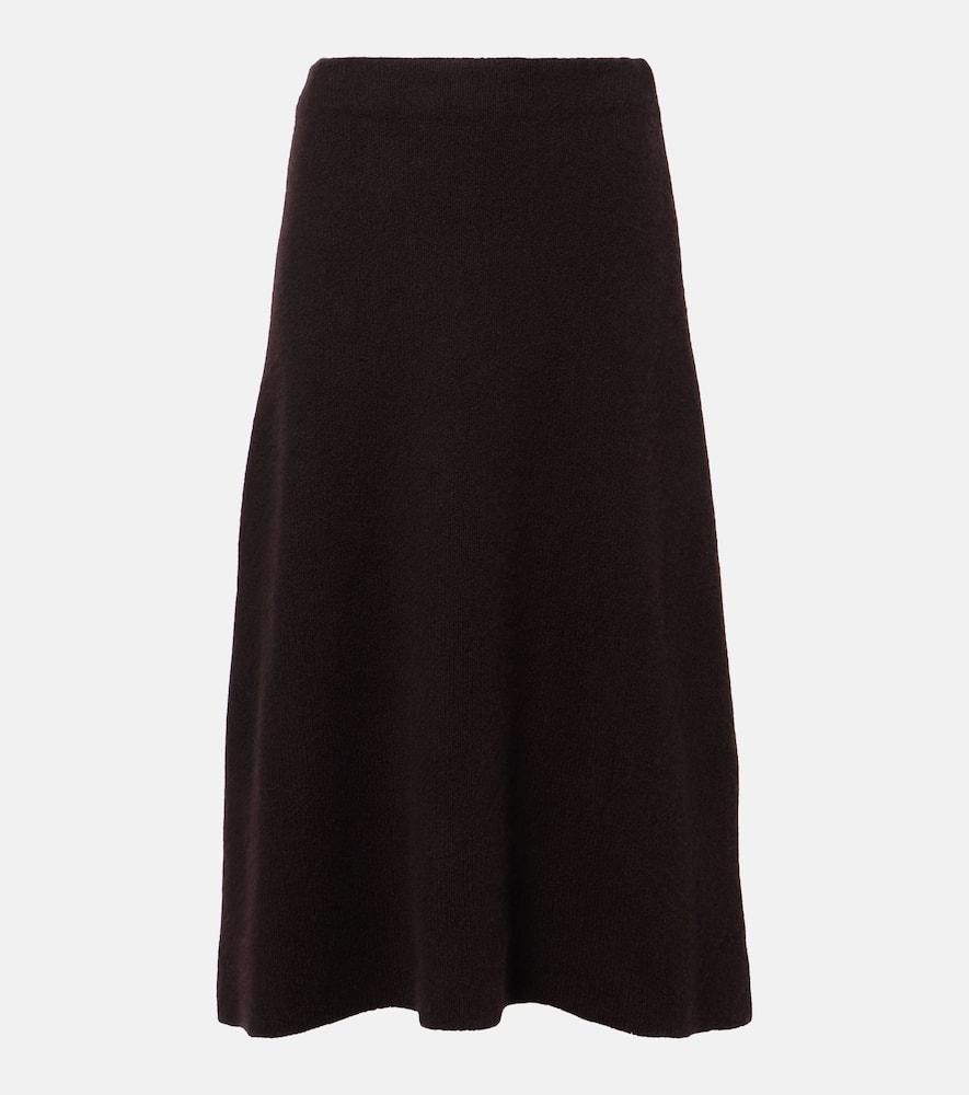 THE ROW MEDELA MIDI SKIRT silk Midi skirt Bottoms 1068 W1099 black S