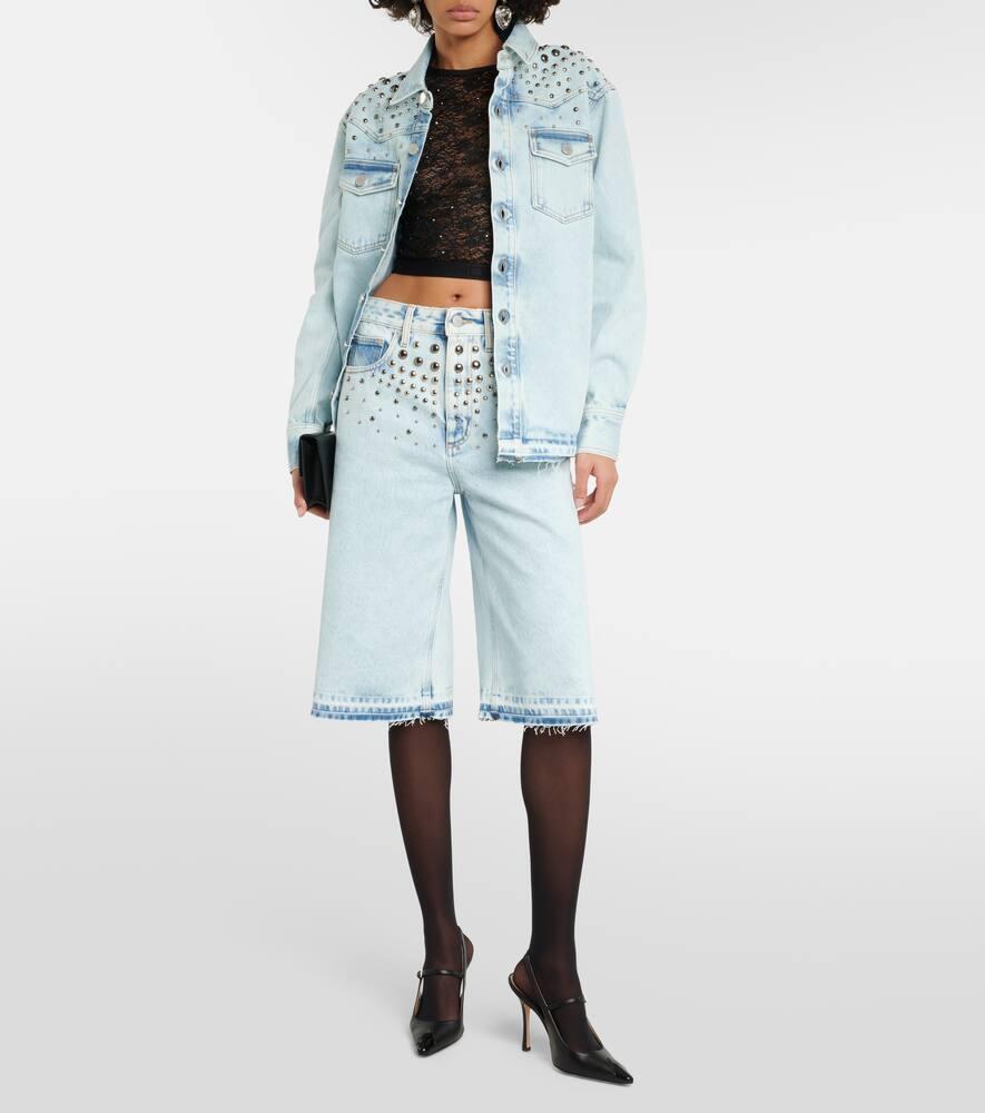 ショートパンツ ALESSANDRA RICH Women Shorts  Burmudas FABX4056F4522 1964 B DENIM BERMUDA – Alessandra Rich