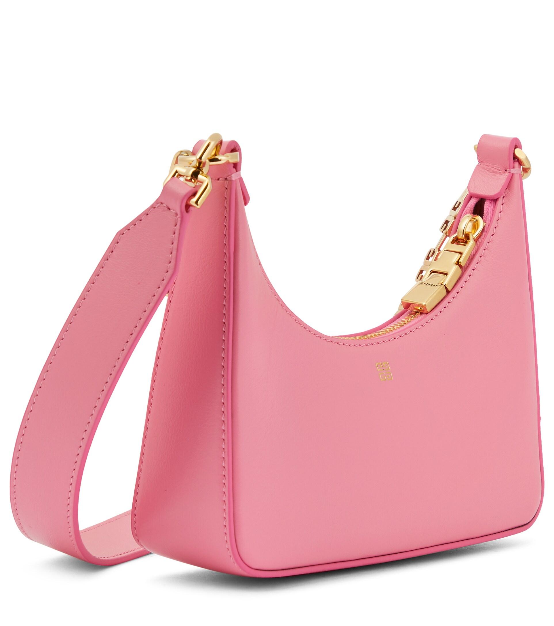 Givenchy Moon Cut Out Mini Leather Shoulder Bag in Pink | Lyst