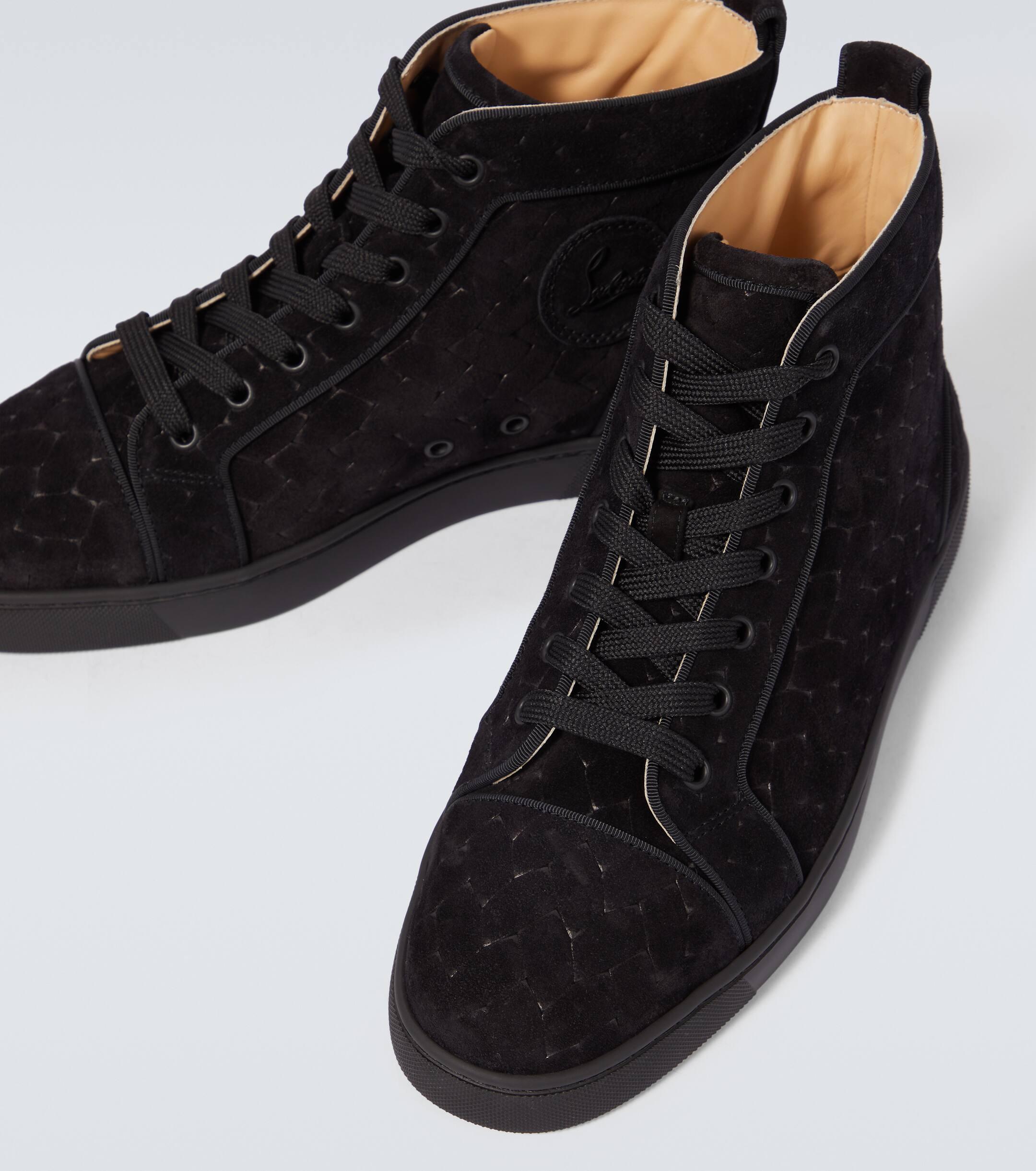 Louboutin high sneakers hot sale