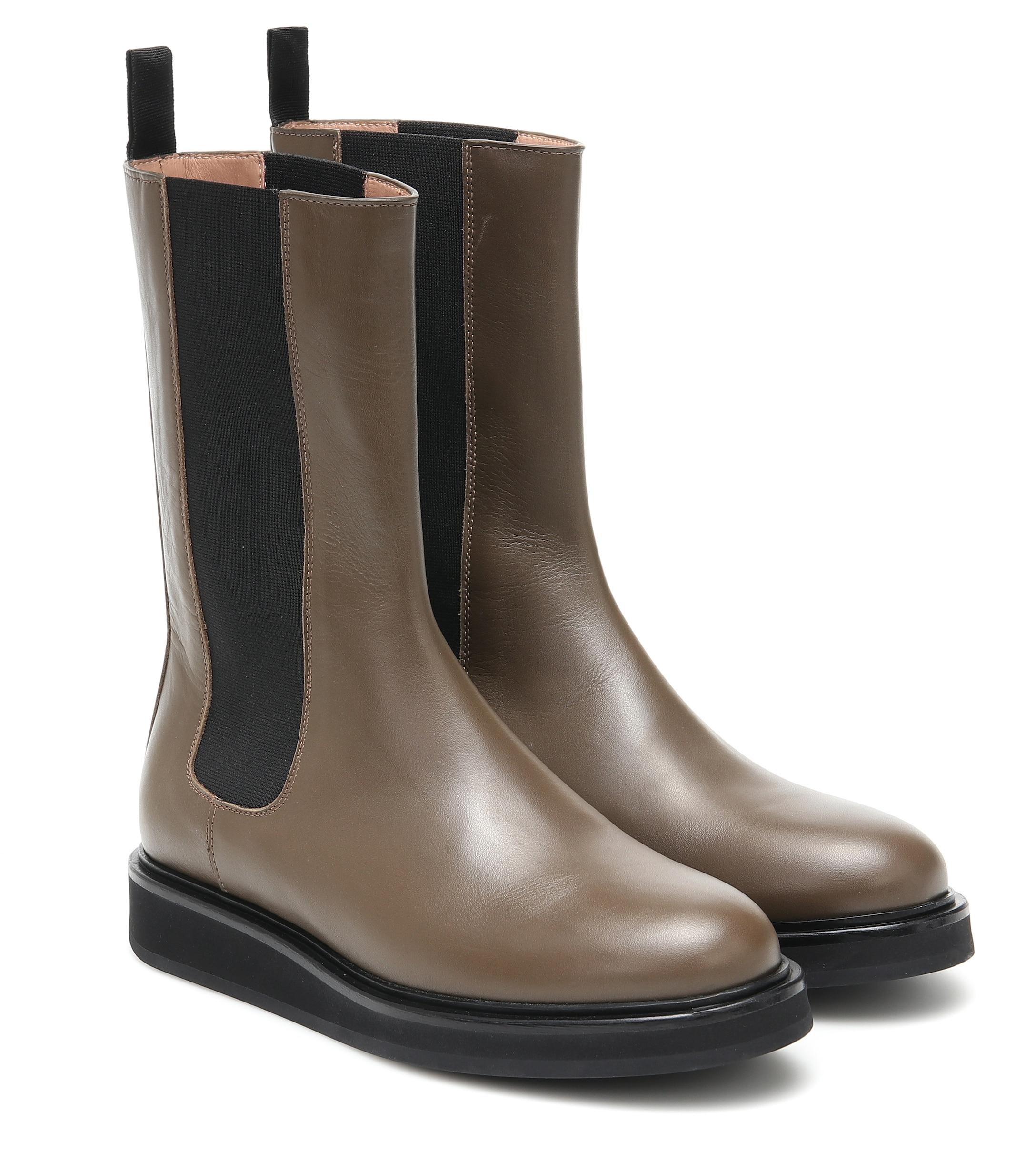 legres 18 leather chelsea boots
