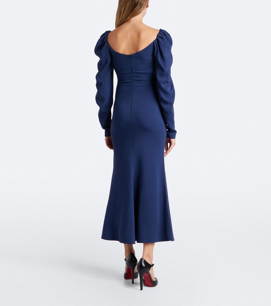 vivienne westwood blue dress Galaxy strapless gathered satin-crepe gown - blue