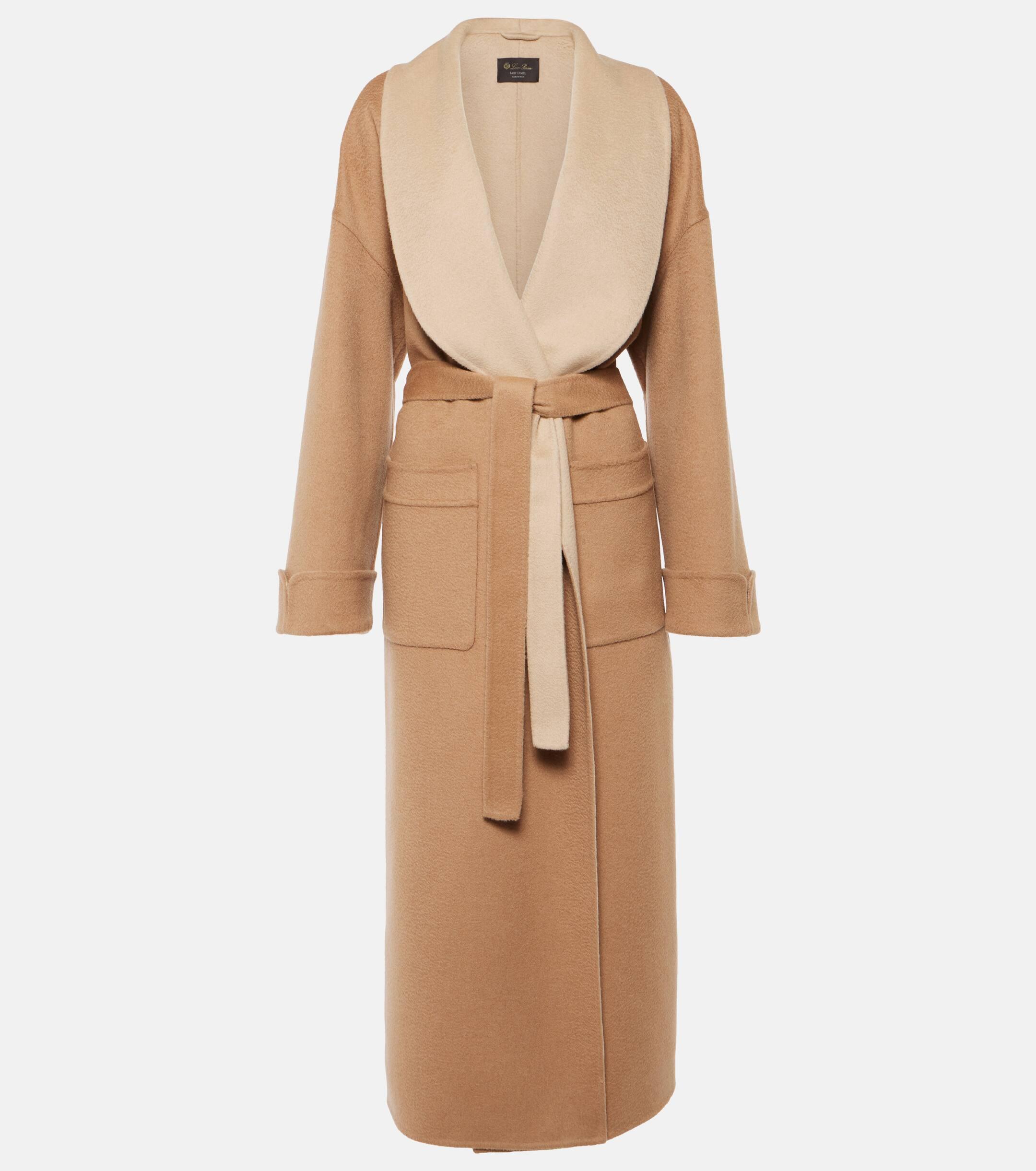trench coat loro piana camel coat