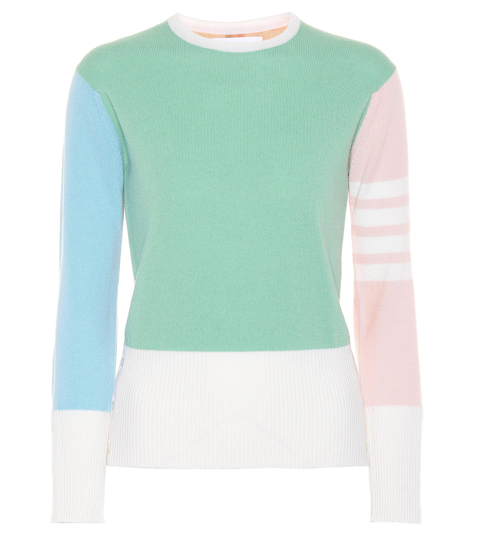 Thom Browne Cashmere Sweater in Green Lyst