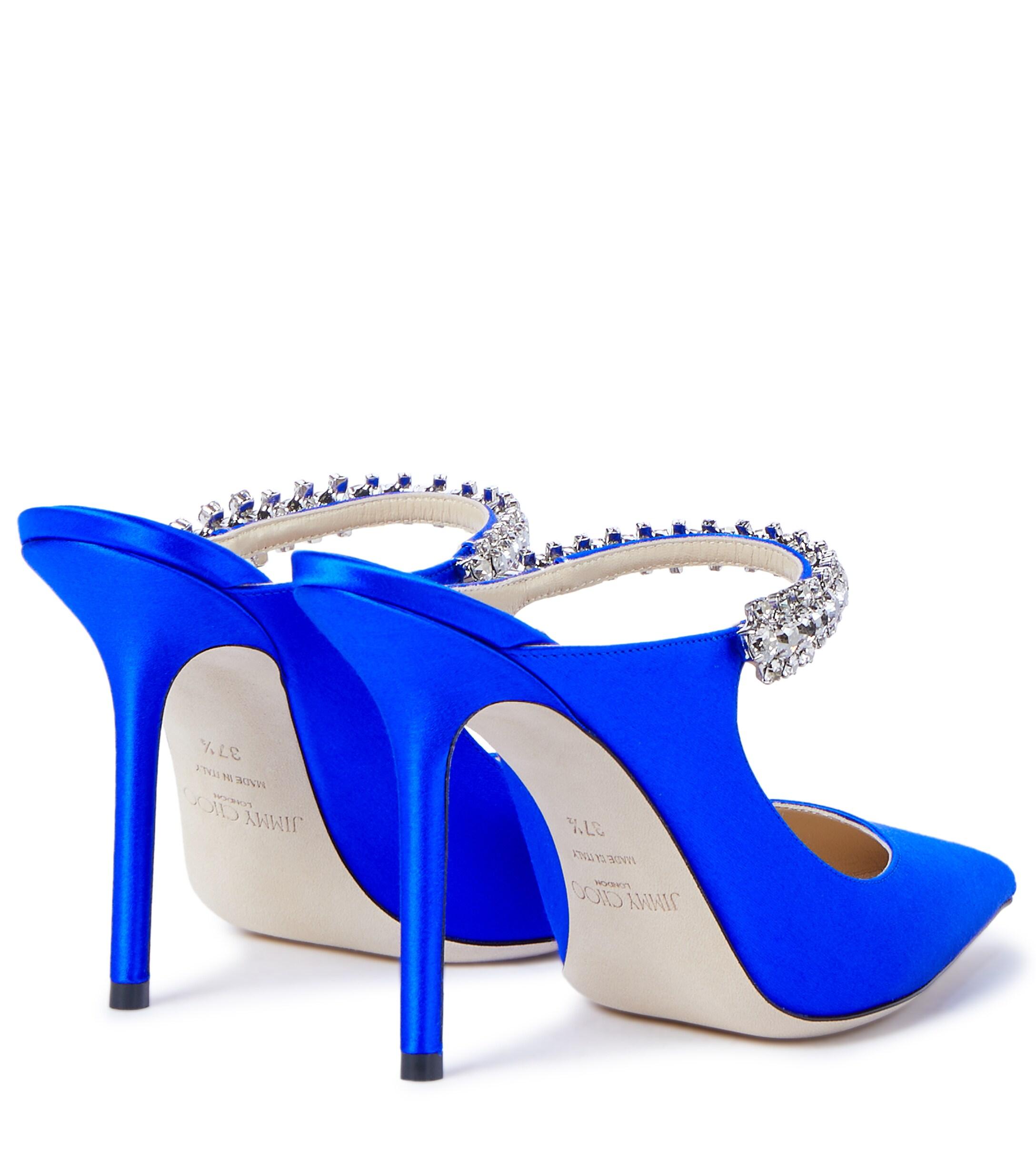 Royal blue deals mule heels