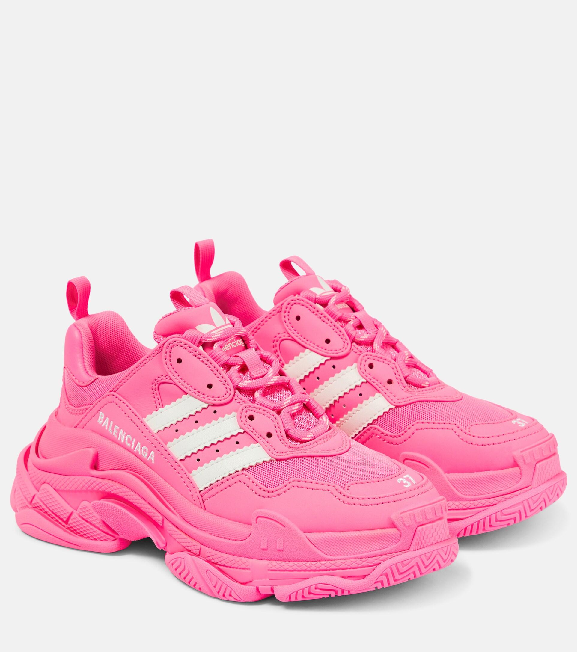 ontsnapping uit de gevangenis Reductor Moeras Balenciaga X Adidas Triple S Sneakers in Pink | Lyst