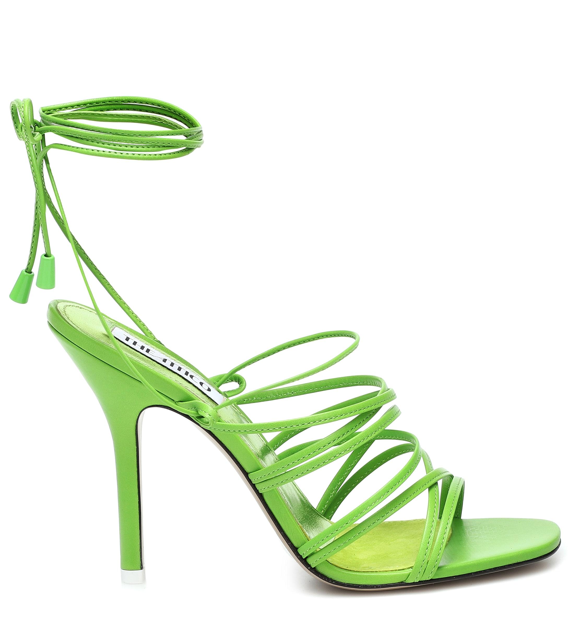 Buy > attico green heels > in stock