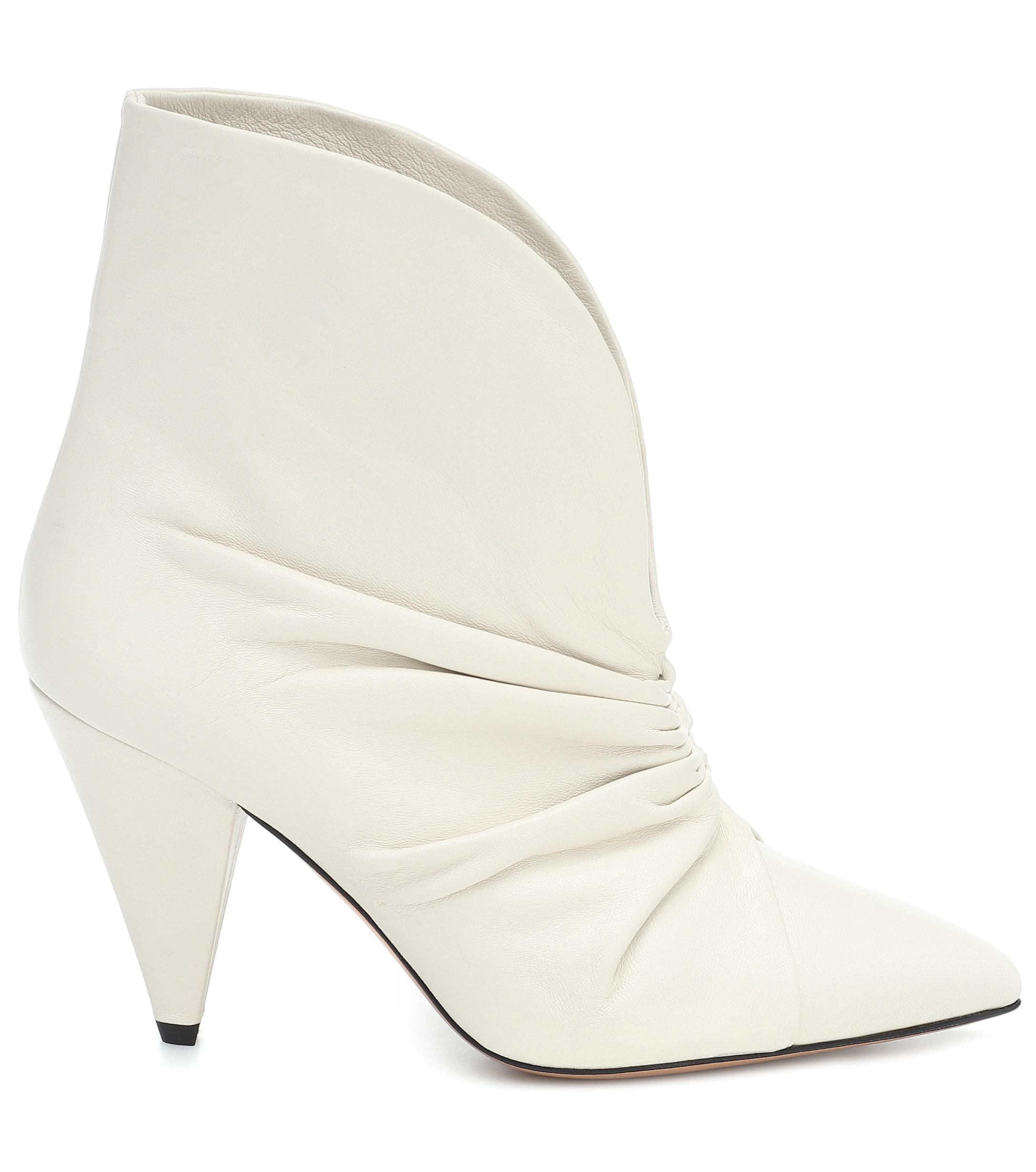 white ankle boots sale