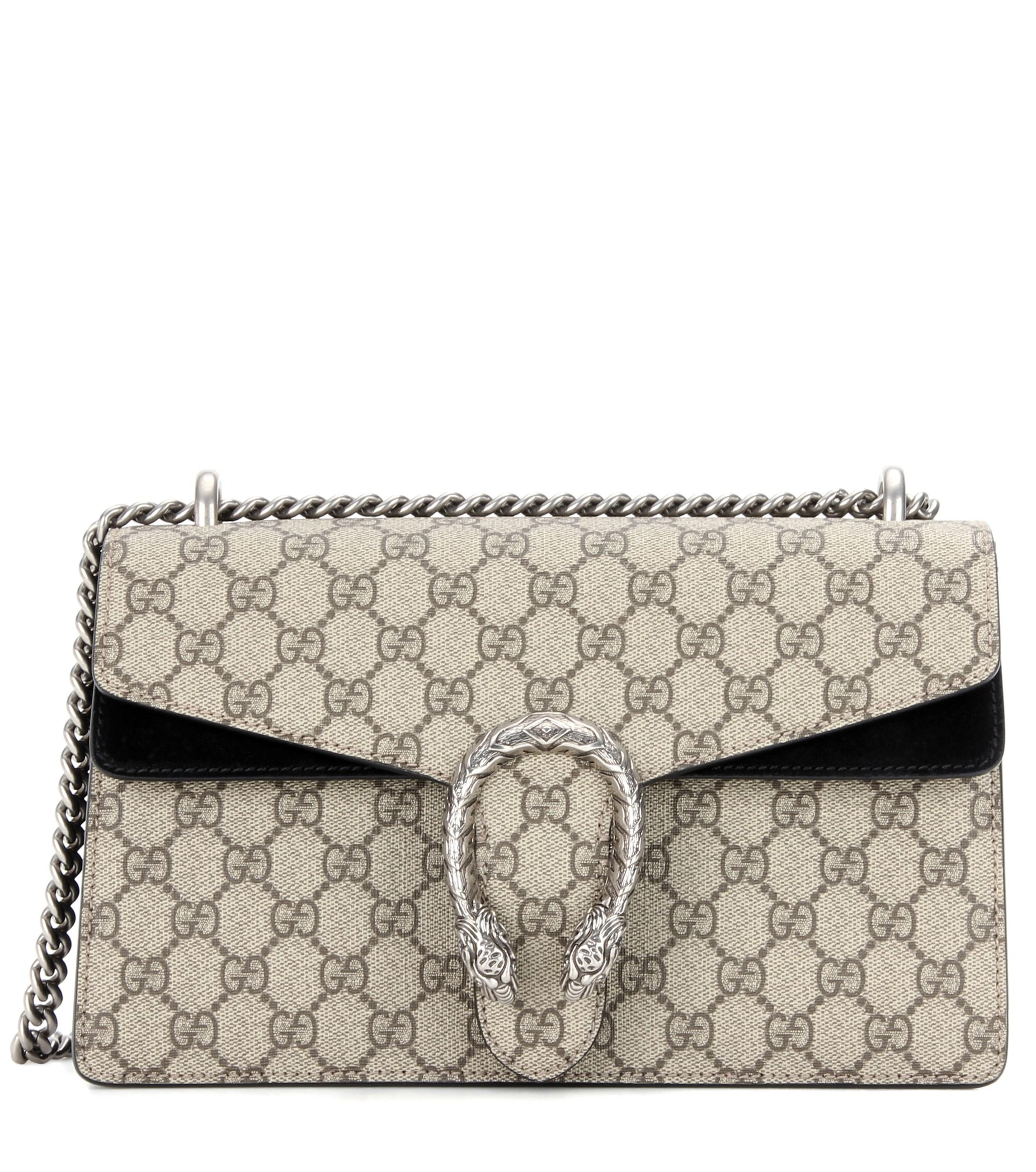 Gucci Canvas Dionysus GG Supreme Small Shoulder Bag in Beige (Natural) - Lyst