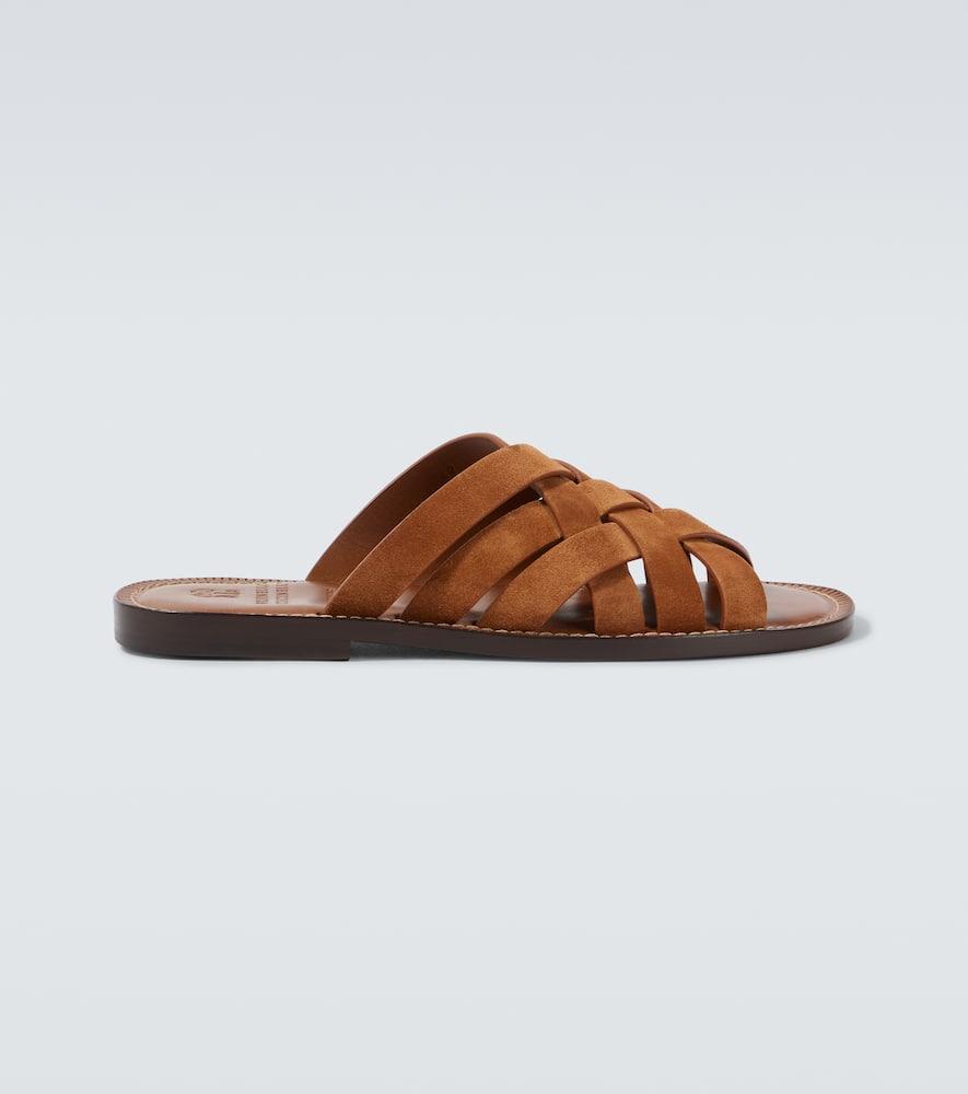 BRUNELLO CUCINELLI Rubber flip flop スライドサンダル Men's slide sandals and flip flops | Brunello Cucinelli