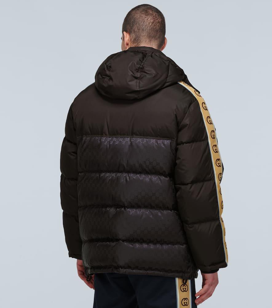 Gucci GG Jacquard Nylon Padded Coat in Black for Men | Lyst Gucci GG Jacquard Nylon Padded Coat in Black for Men | Lyst