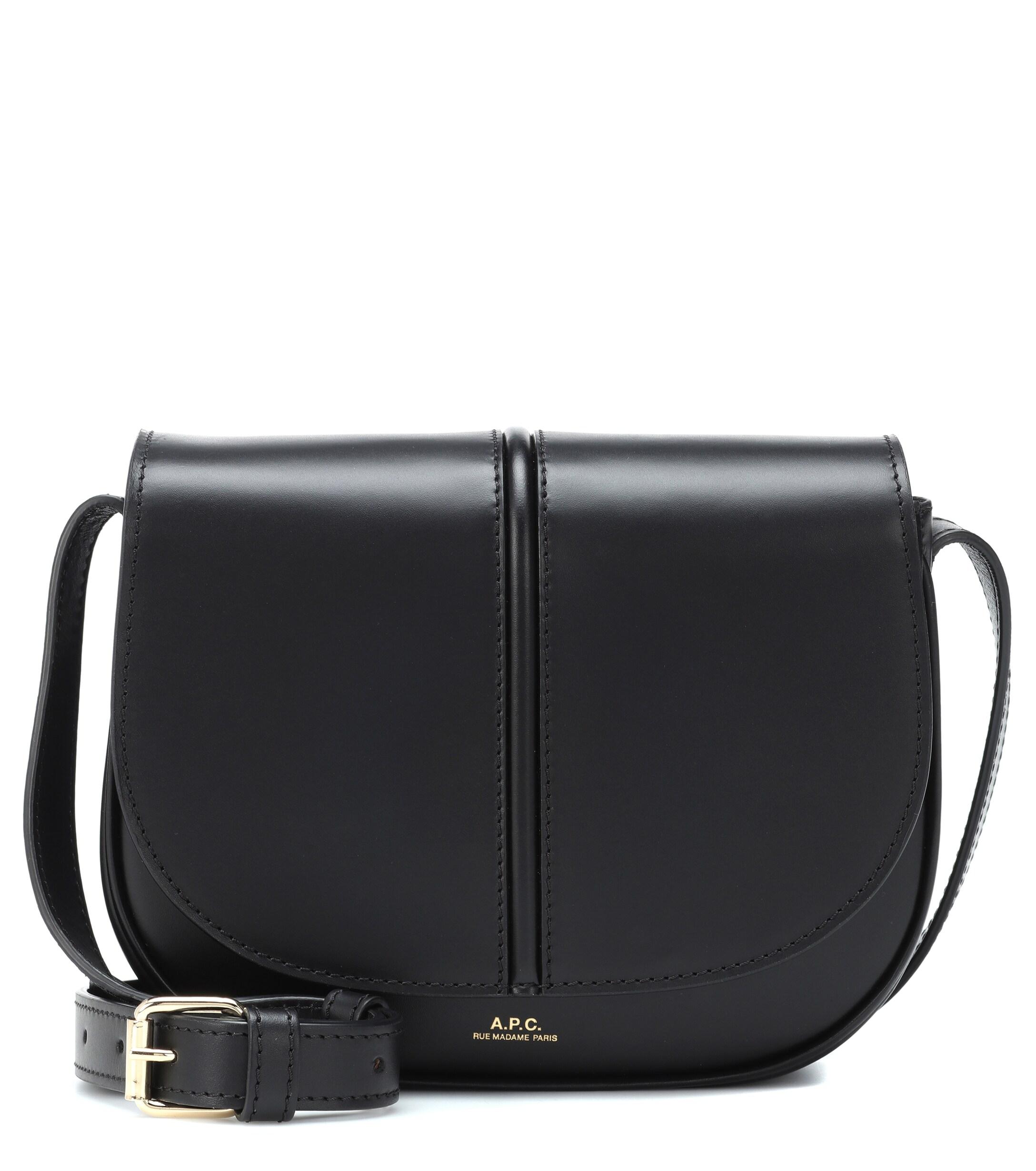 A.P.C. Betty Leather Crossbody Bag in Black - Save 5% - Lyst