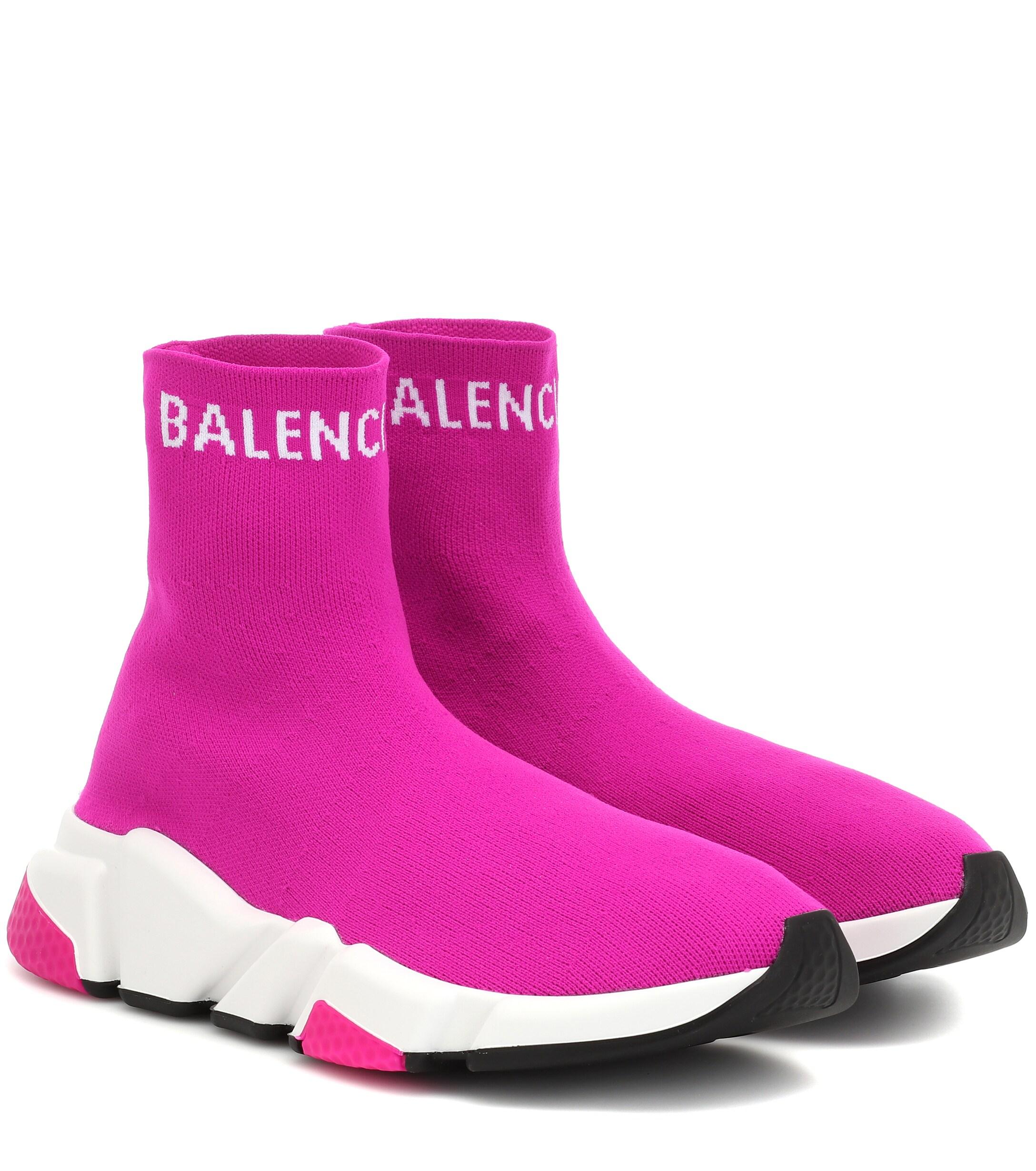 Balenciaga Speed Sneakers in Purple Lyst