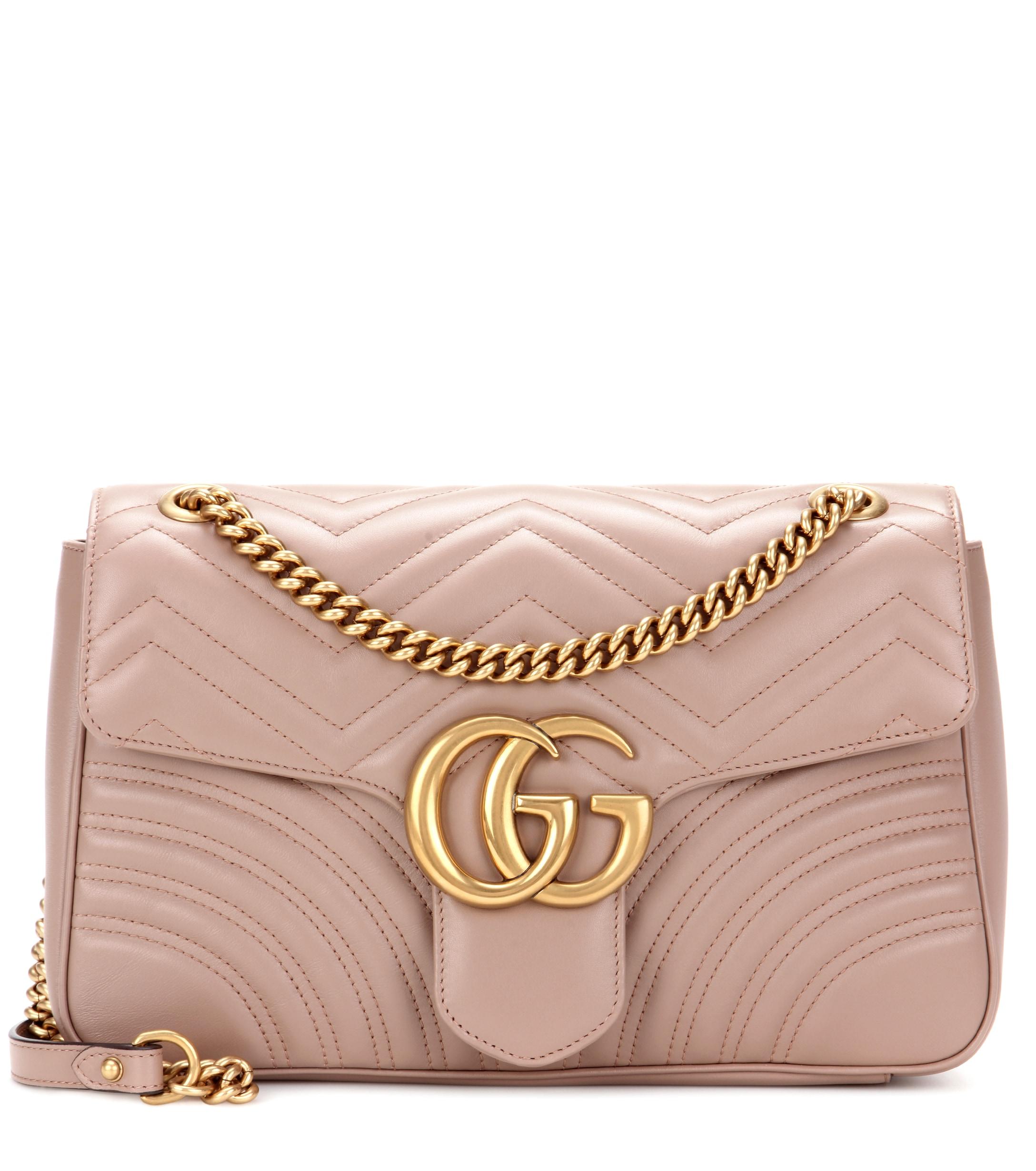 Gucci GG Marmont Medium Shoulder Bag - Lyst