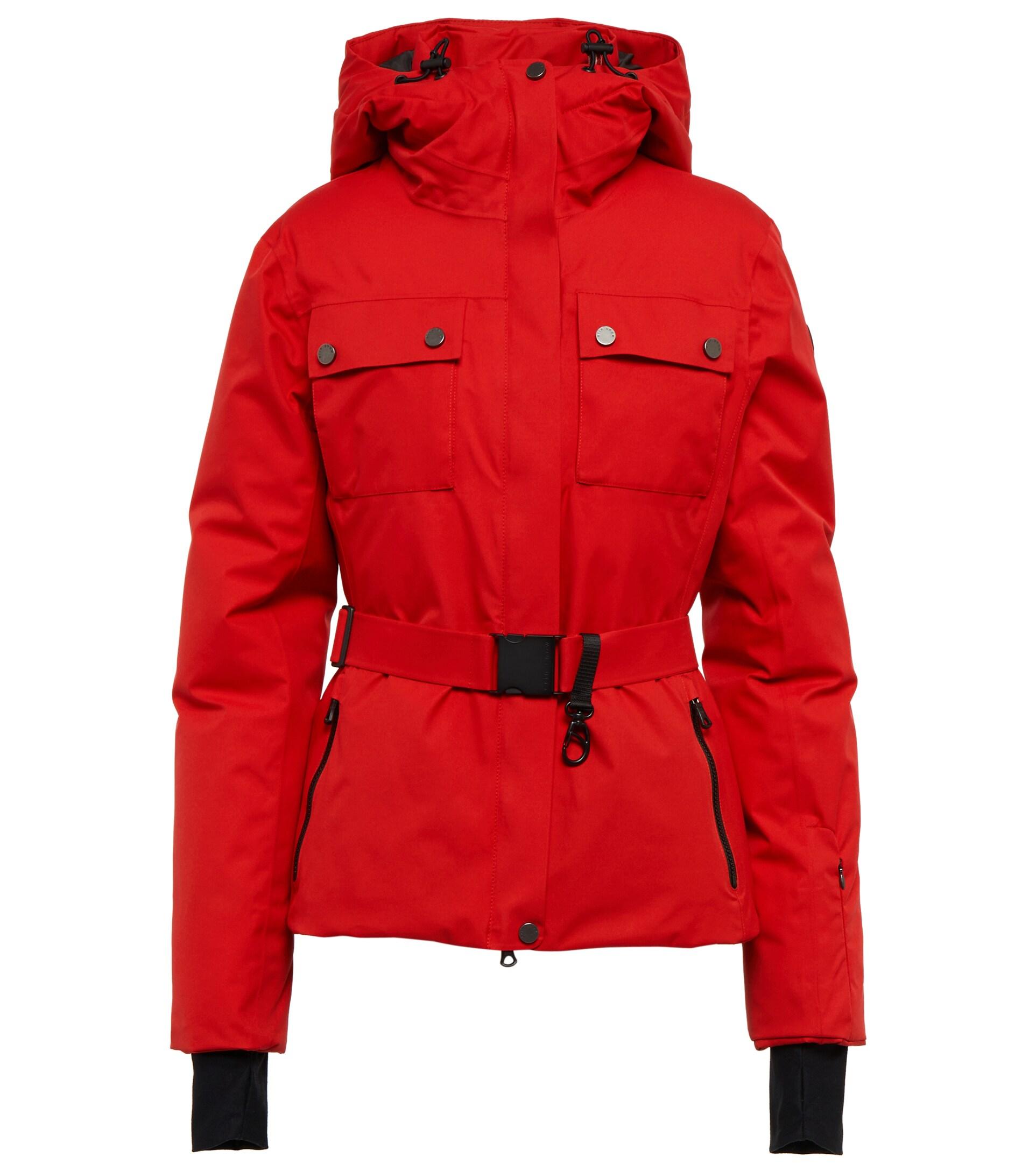 Erin Snow Diana Belted Ski Jacket in Red Lyst