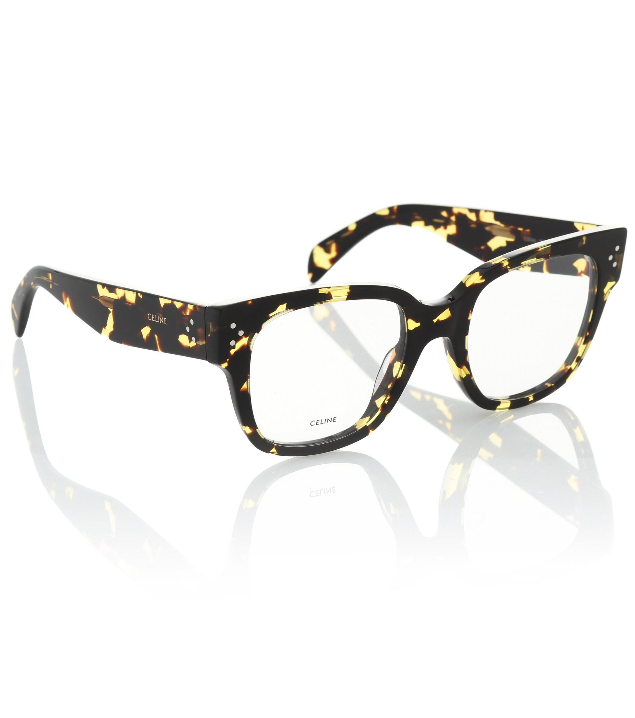 Celine Dframe Glasses in Brown Lyst