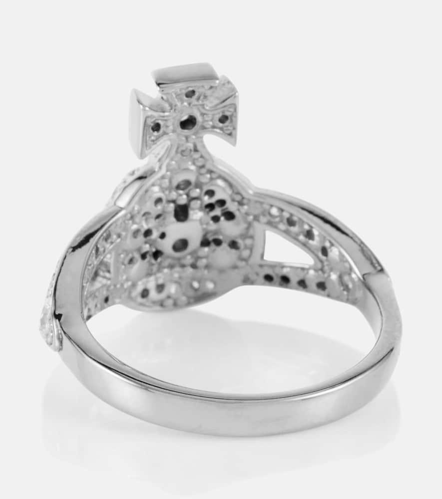 Vivienne Westwood Mini Orb Crystal-embellished Ring in Vivienne Westwood Mini Orb Crystal-embellished Ring in