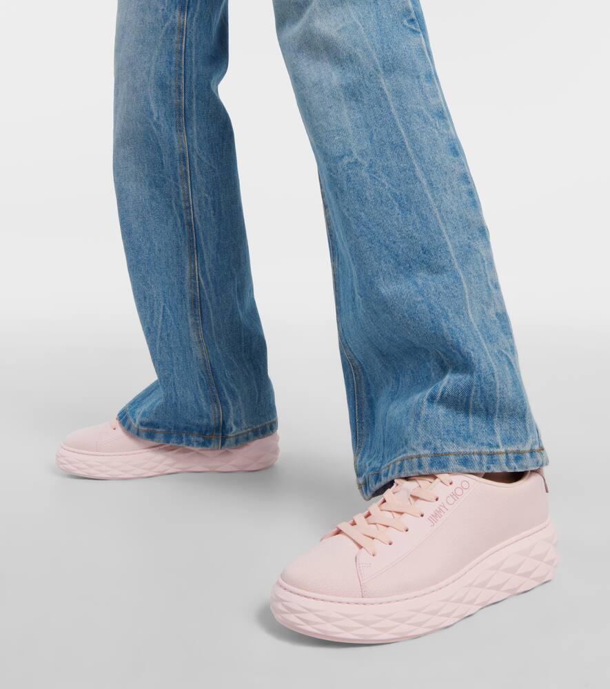 Jimmy Choo Diamond Light Maxi Sneakers in Pink Lyst