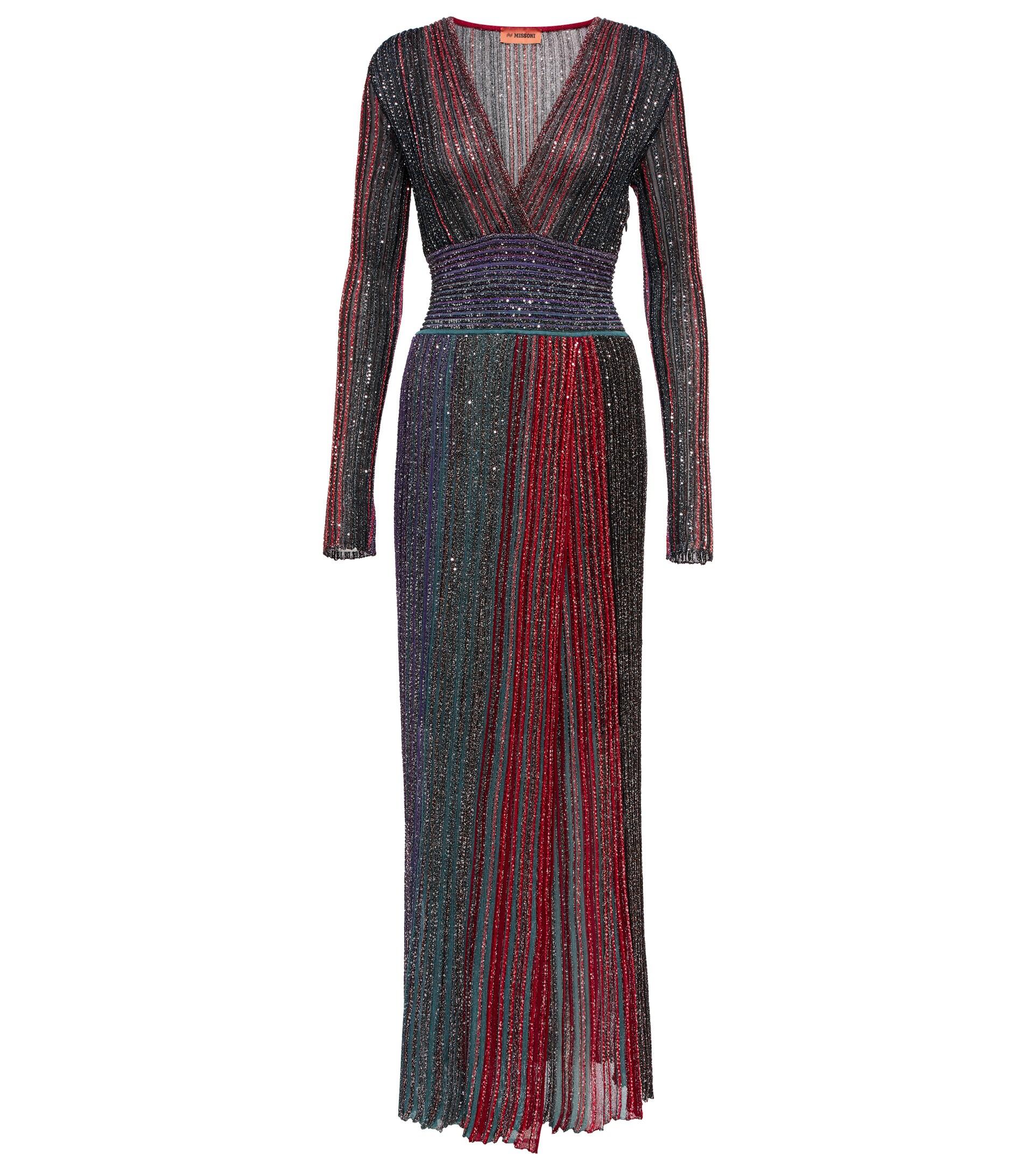 Missoni Sequined Lame Maxi Dress | Lyst