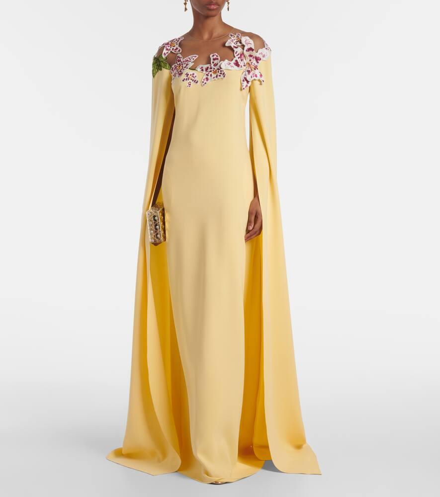 oscar de la renta watercolor orchid cocktail dress Orchid Mosaic Cocktail Dress by Oscar de la Renta at THE MILE
