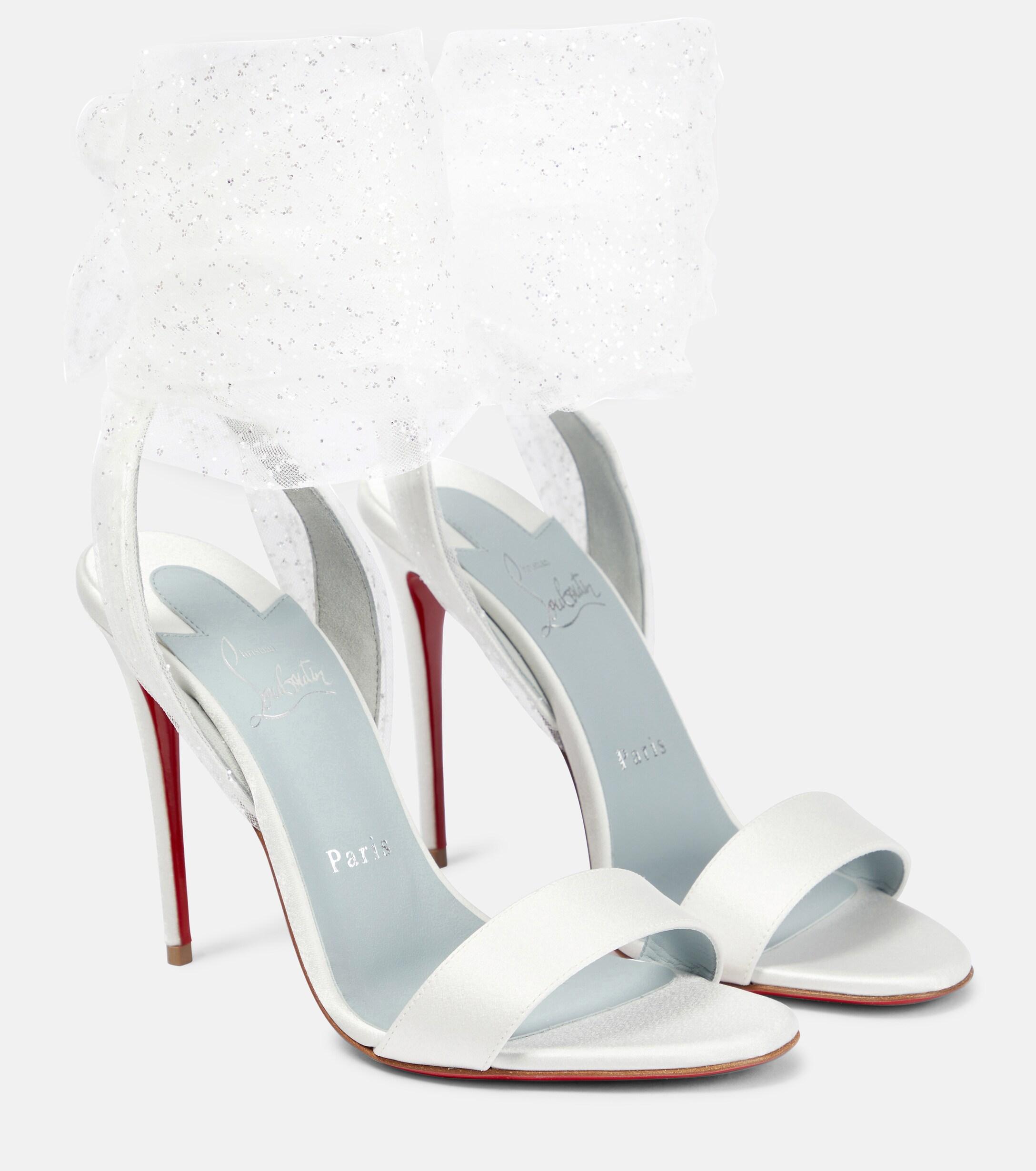 Sandale Du Desert 100 Embellished Satin Crepe Sandals