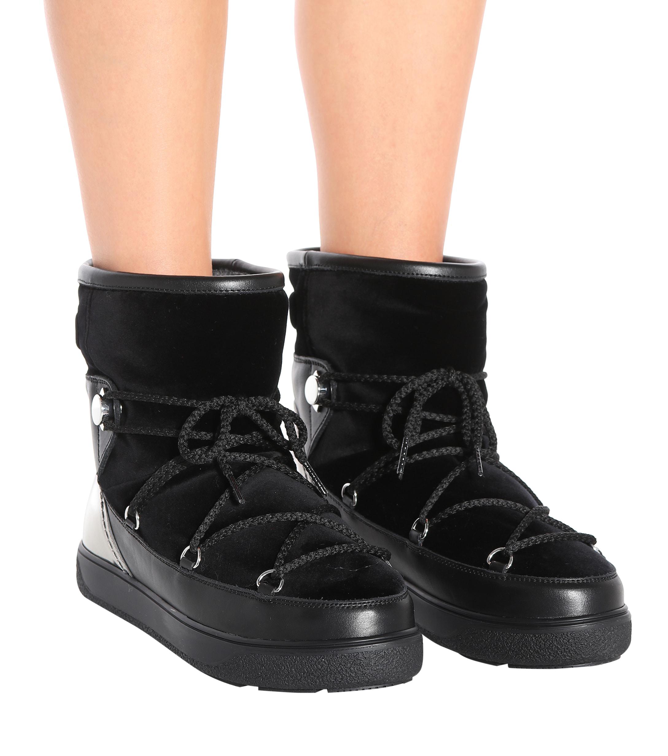 moncler black boots