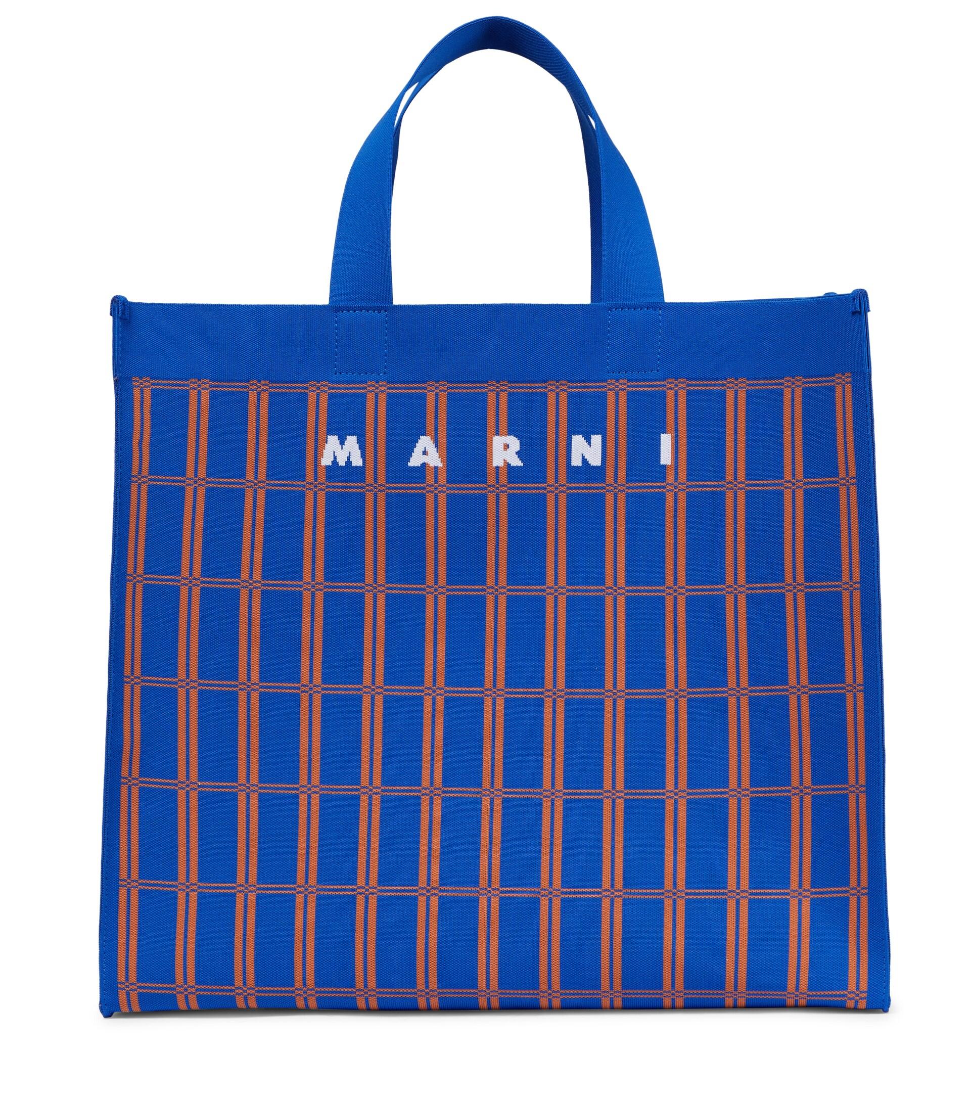 marni jacquard tote