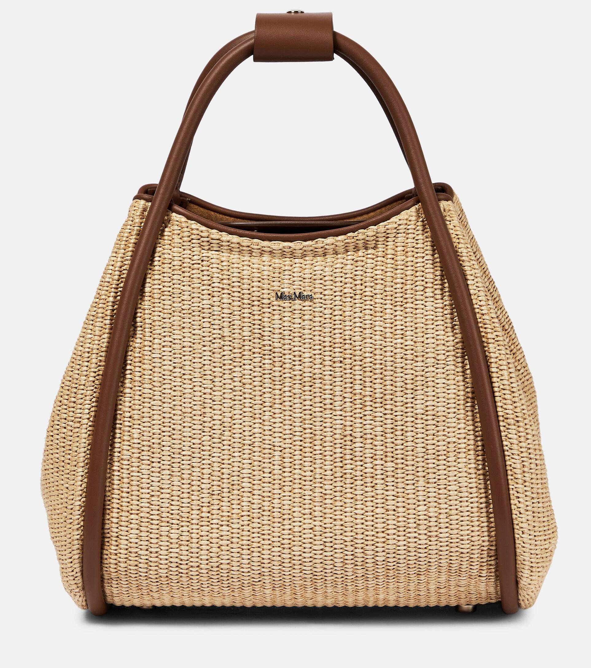 Borsa Di Studio Regione Lombardia Superiori Borsa Marine effetto rafia di Max Mara in Neutro | Lyst