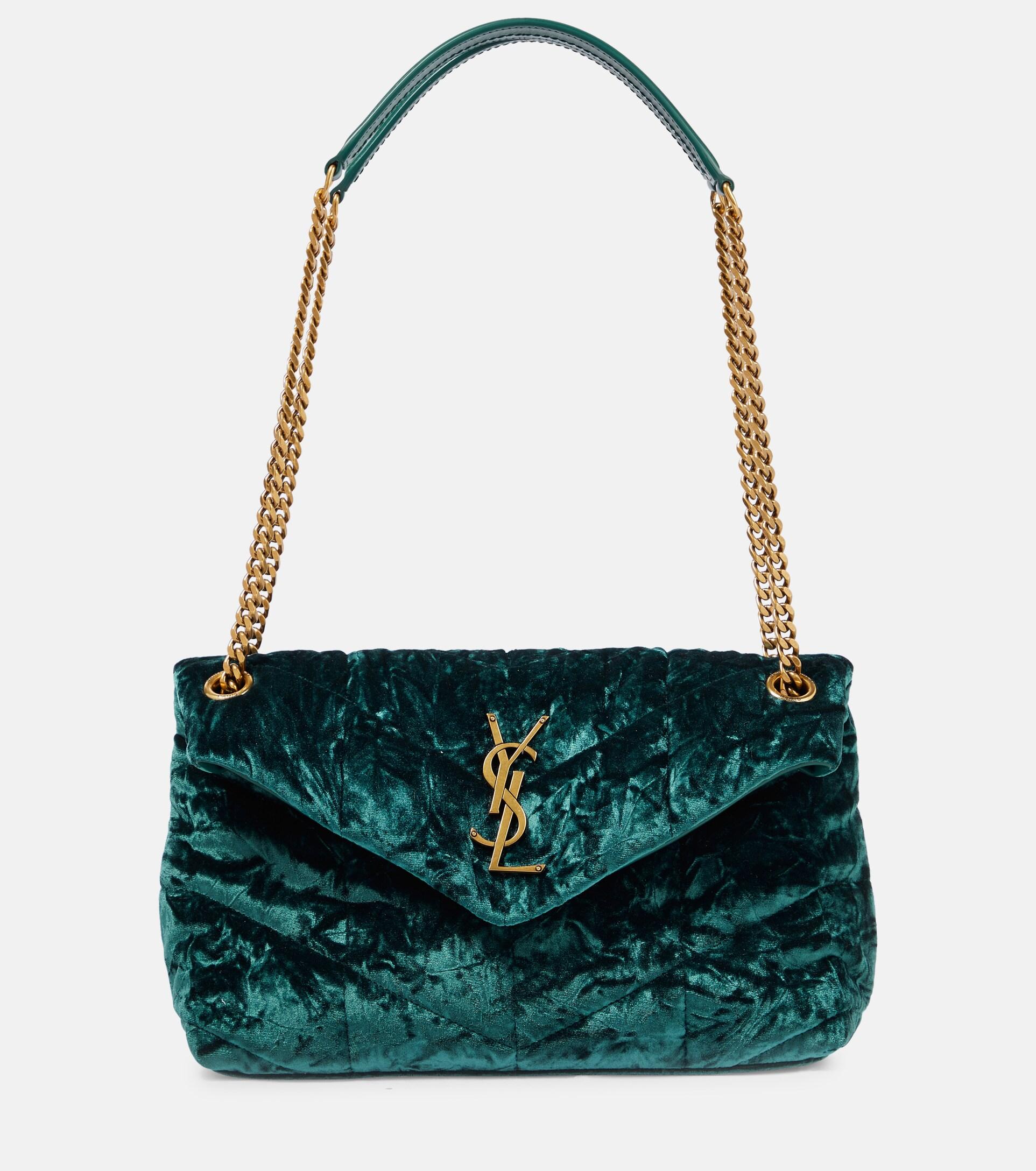 Green 'Puffer Mini' shoulder bag Saint Laurent - Vitkac HK