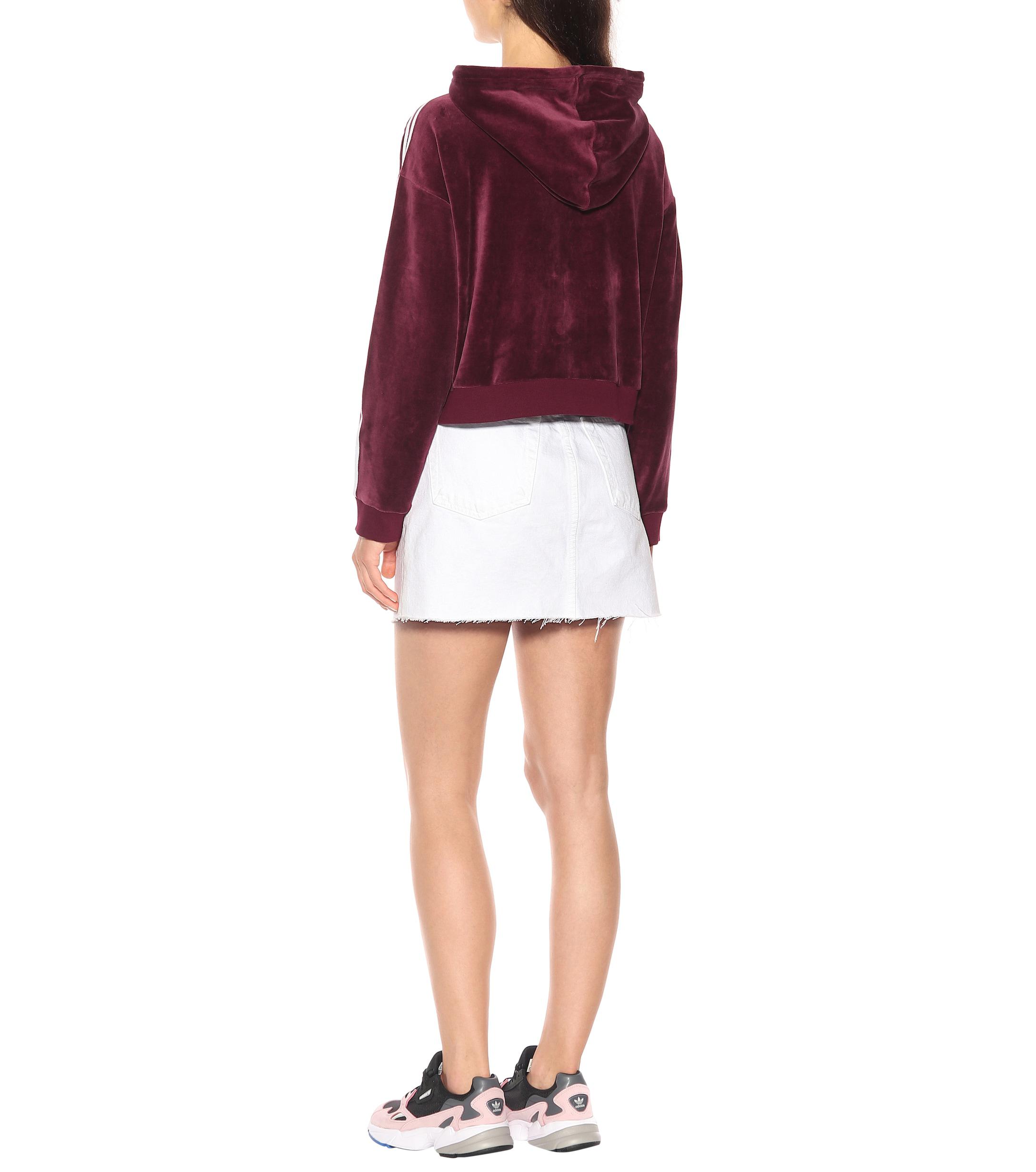 adidas velvet hoodie