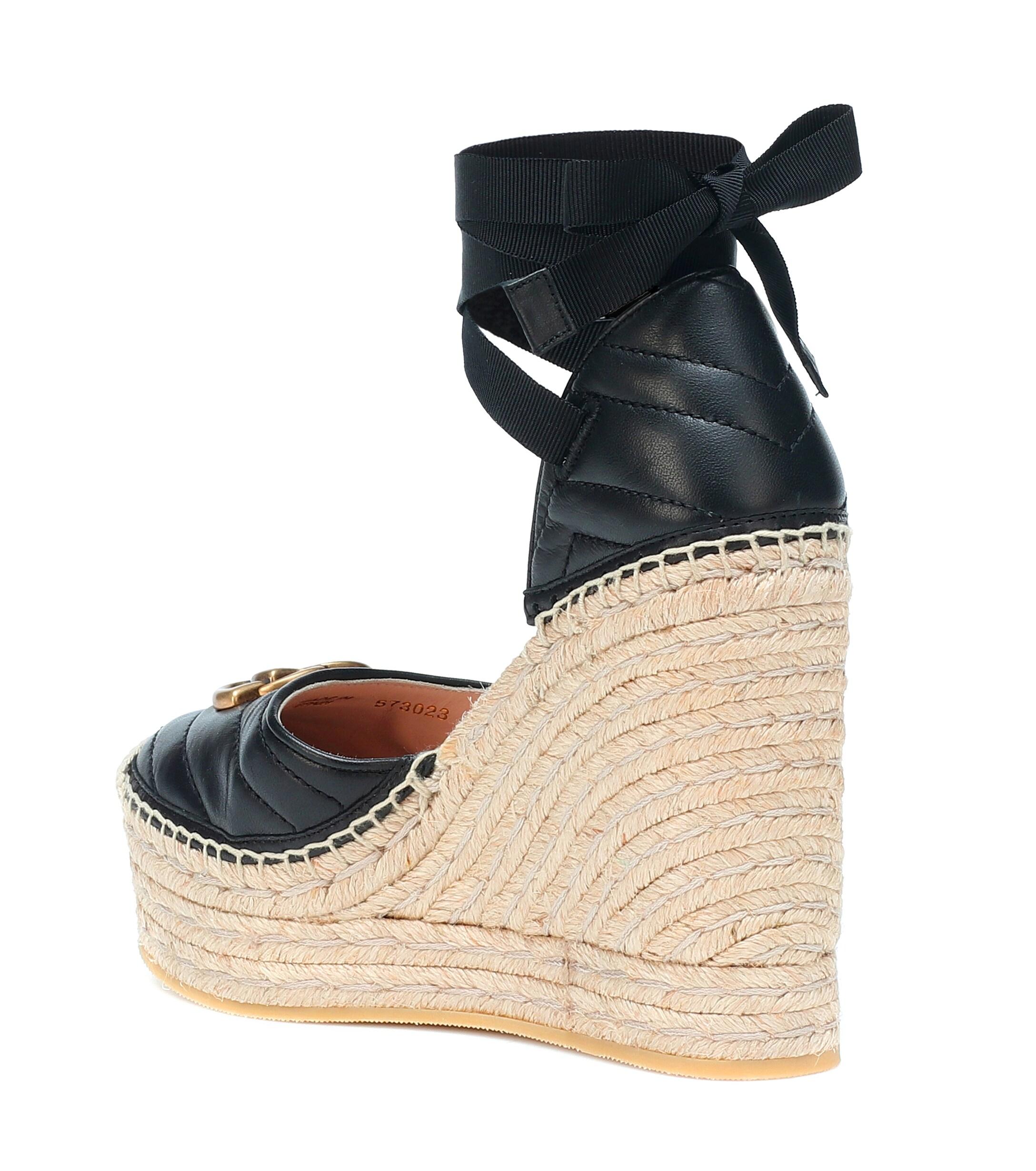 gucci palmyra wedges
