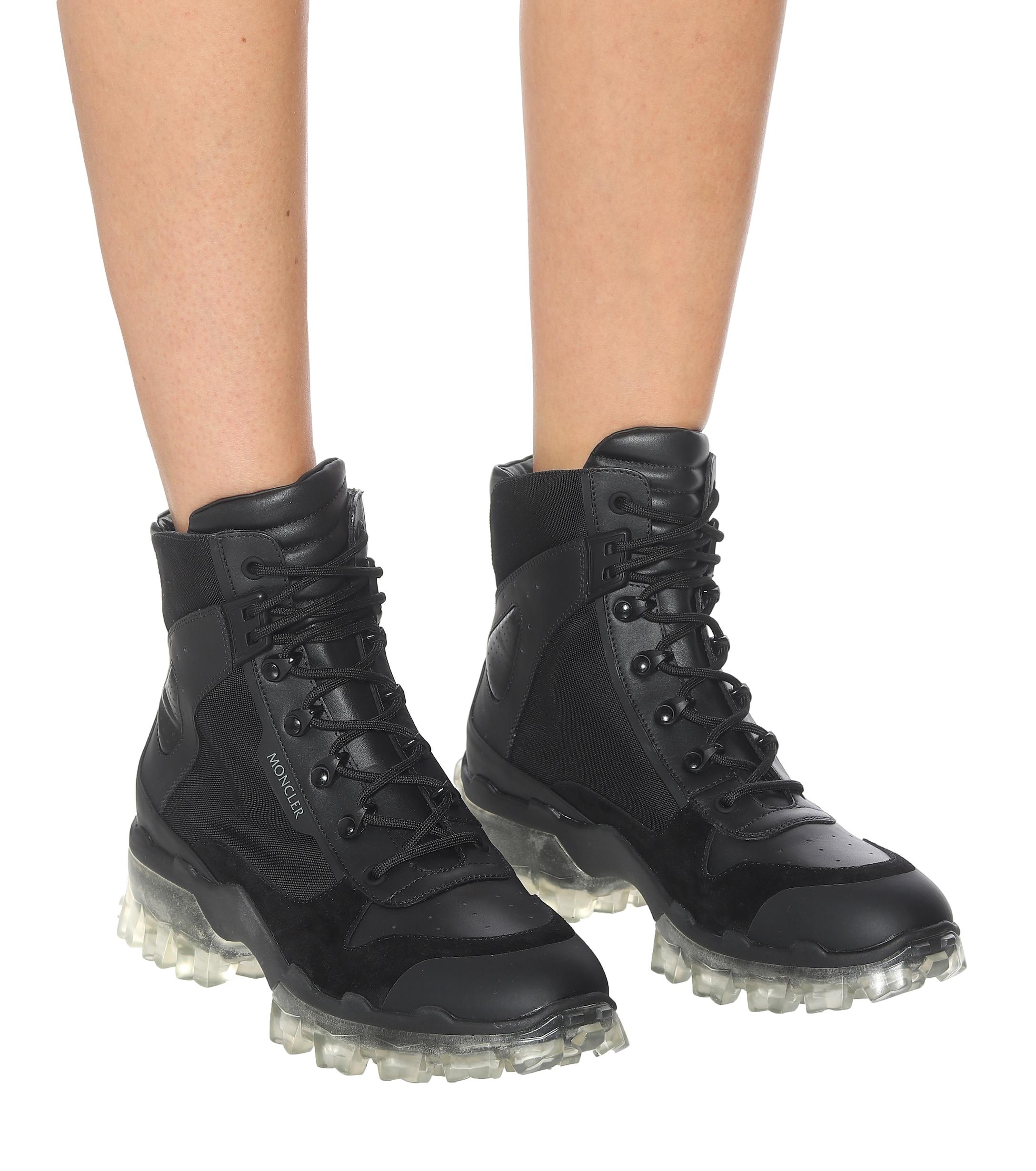 Moncler Helis Ankle Boots in Black - Lyst
