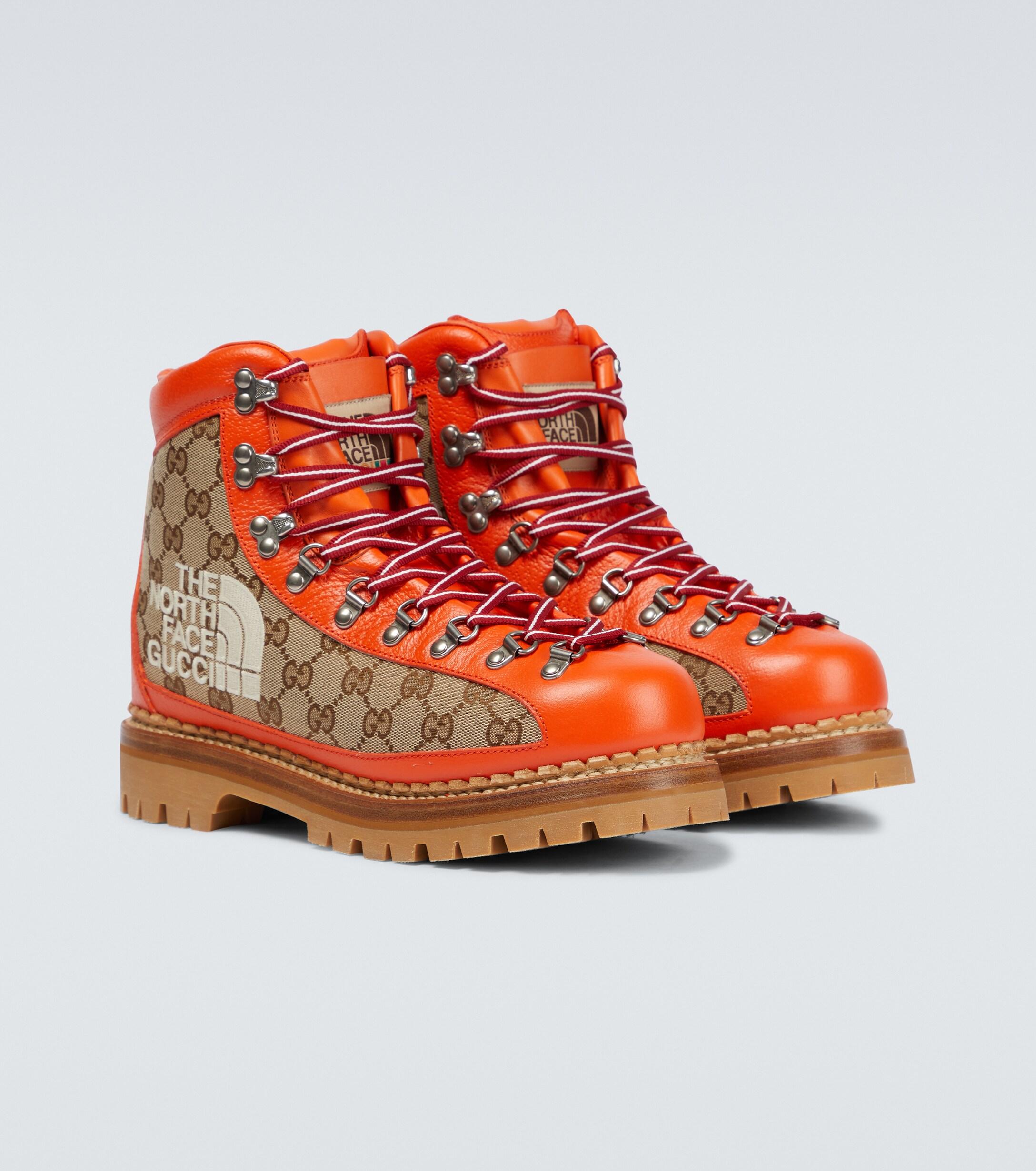 Gucci The North Face X GG Canvas Boots in Natural for Men