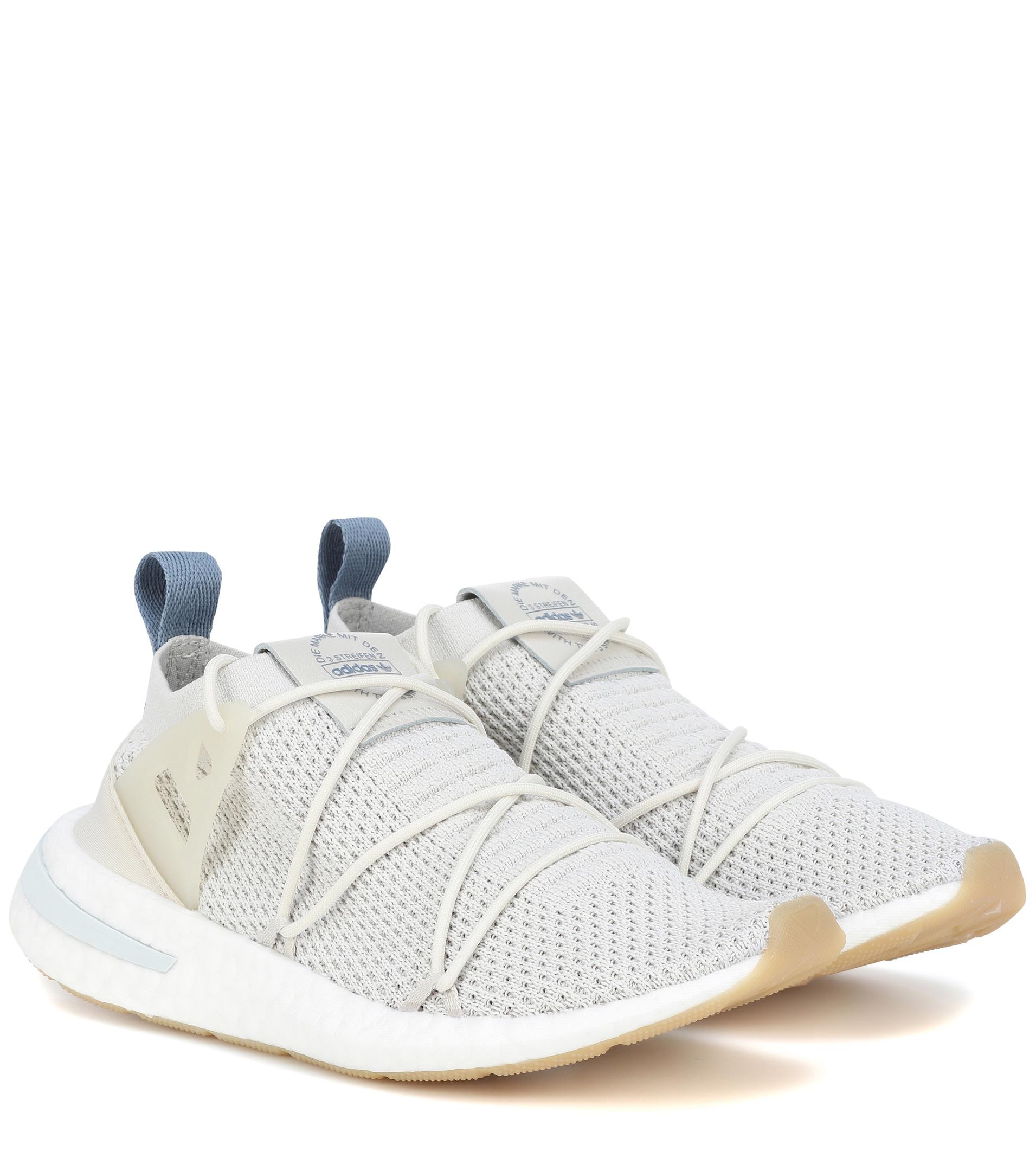 lyst adidas originals arkyn primeknit sneakers in grau lyst adidas originals arkyn primeknit sneakers in grau