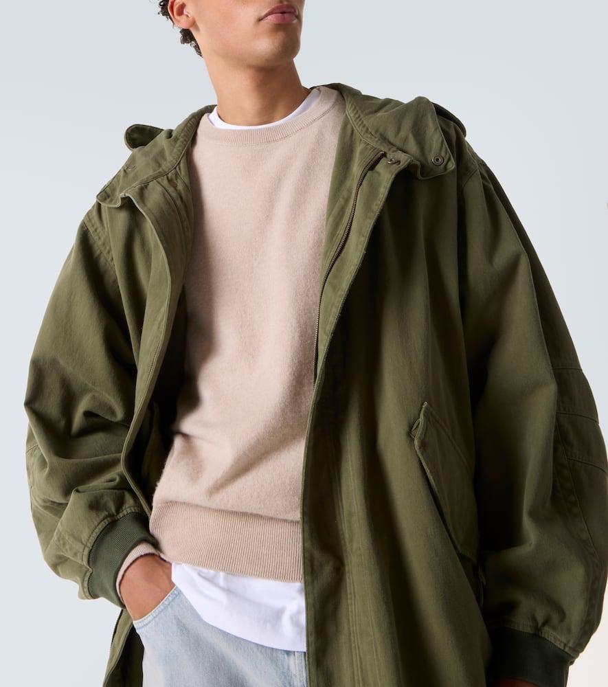 The Row Kemet Cotton Parka in Green for Men | Lyst