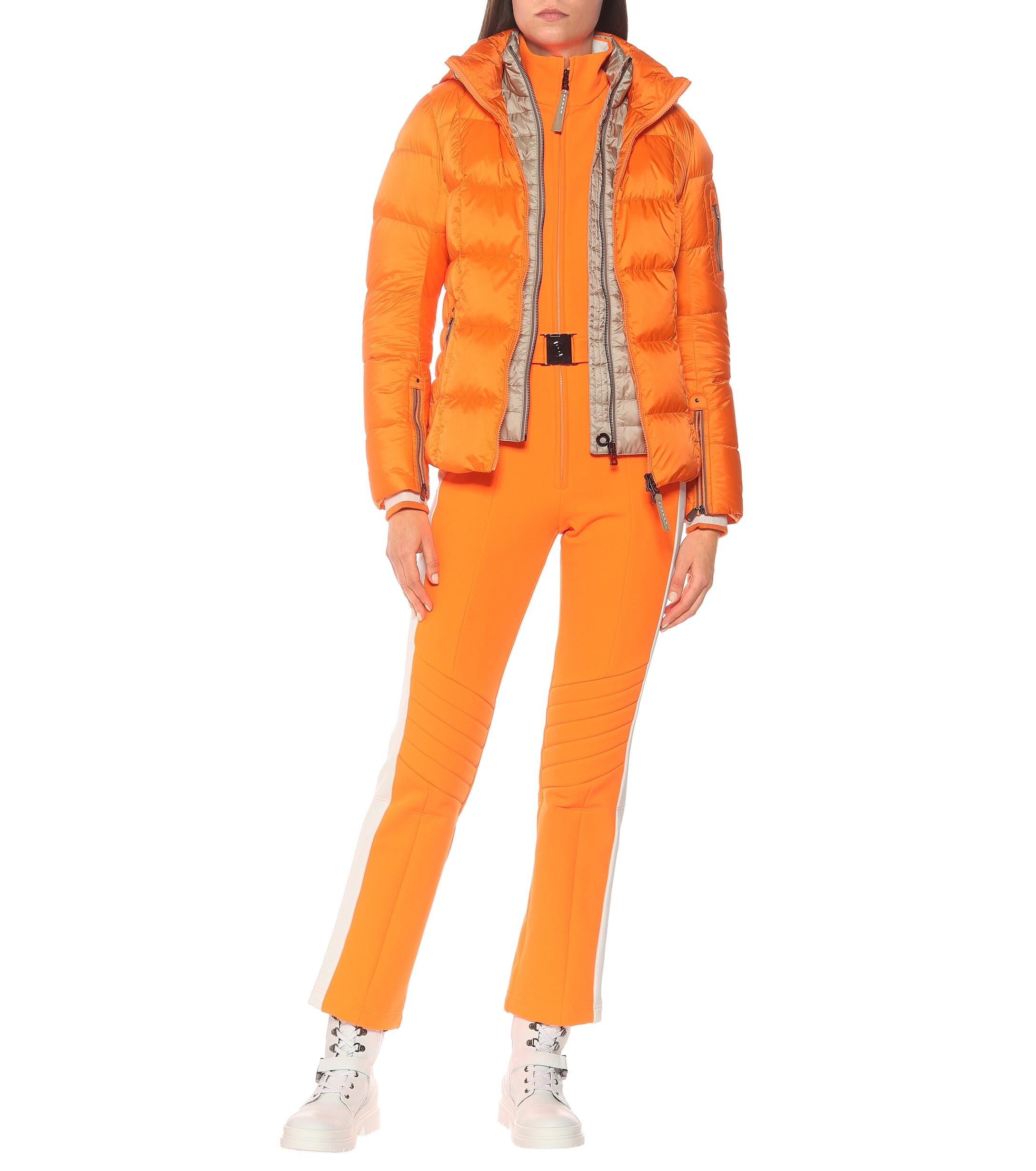 Bogner Cat Softshell Ski Suit in Orange | Lyst