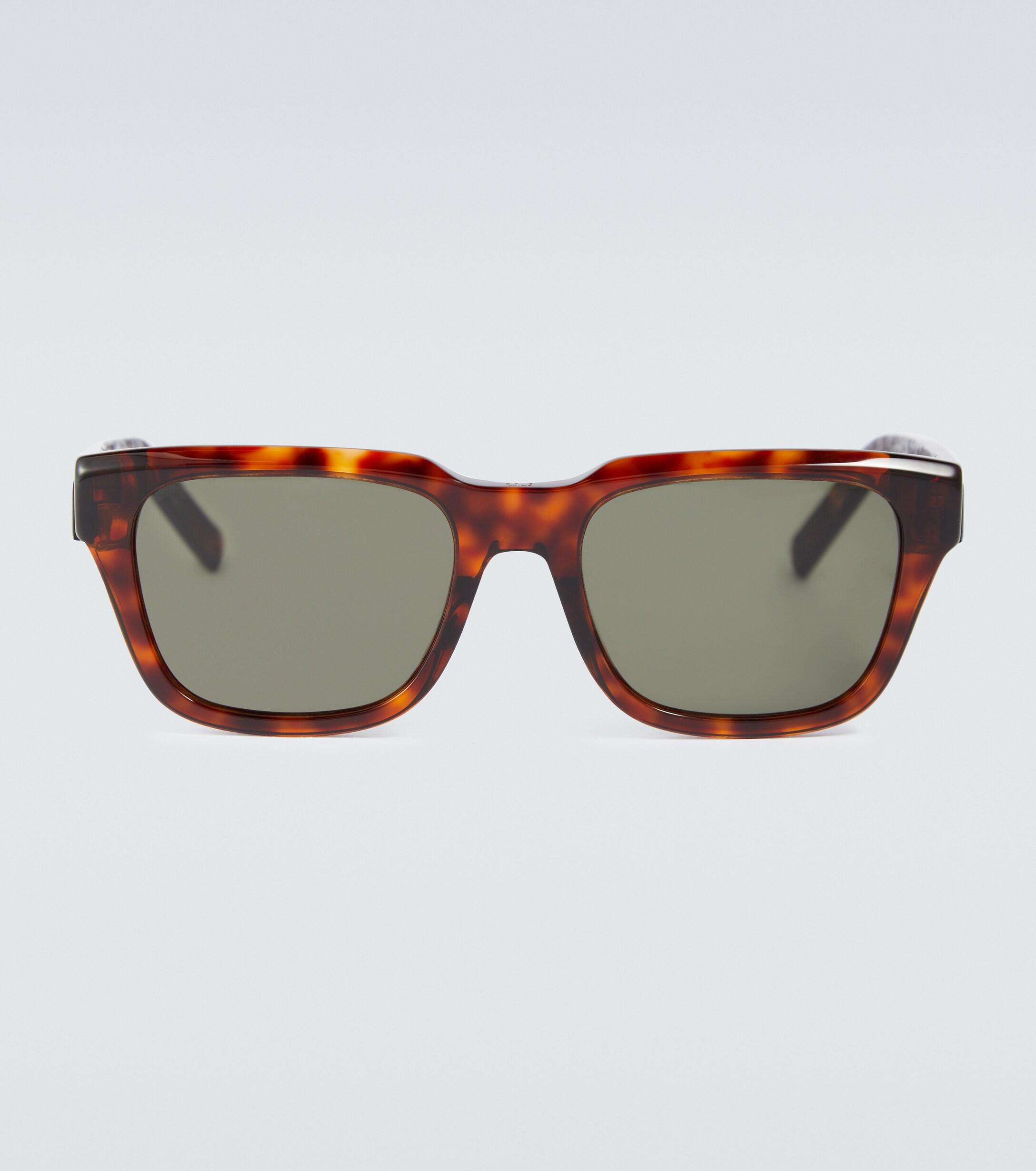 dior brown square sunglasses