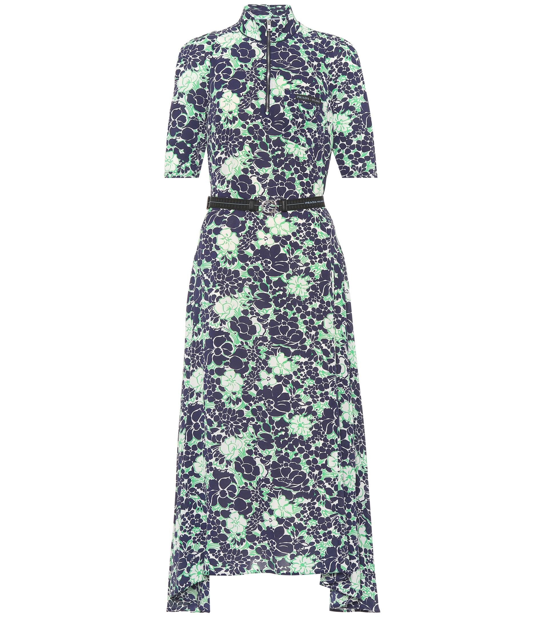 prada silk dress