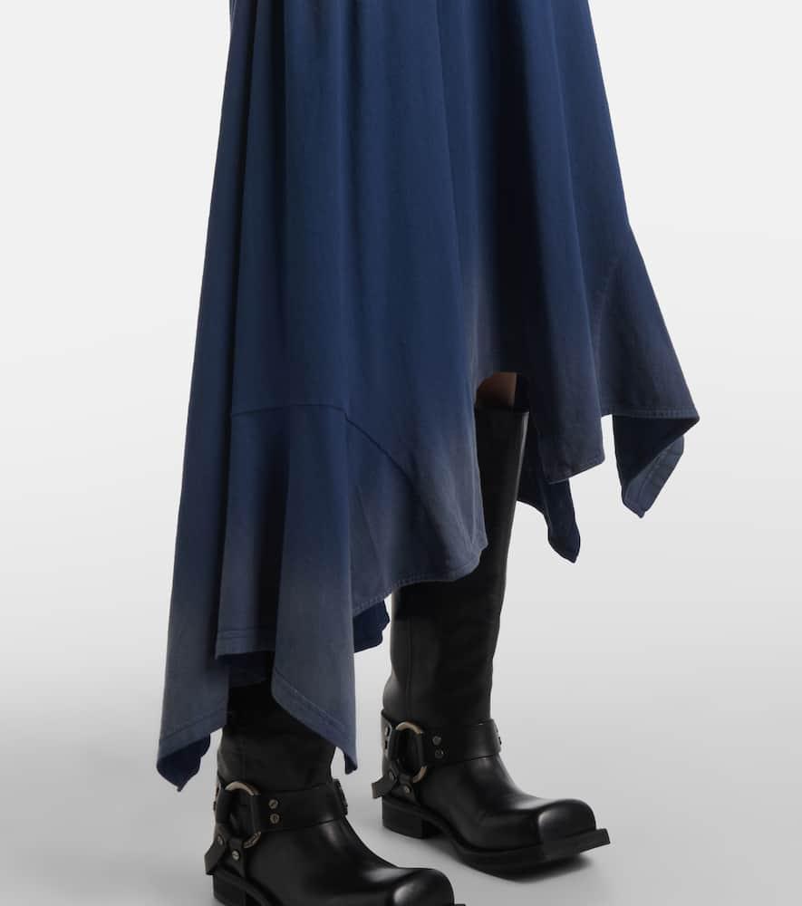 Acne Studios Emiro Cotton Midi Dress in Blue | Lyst